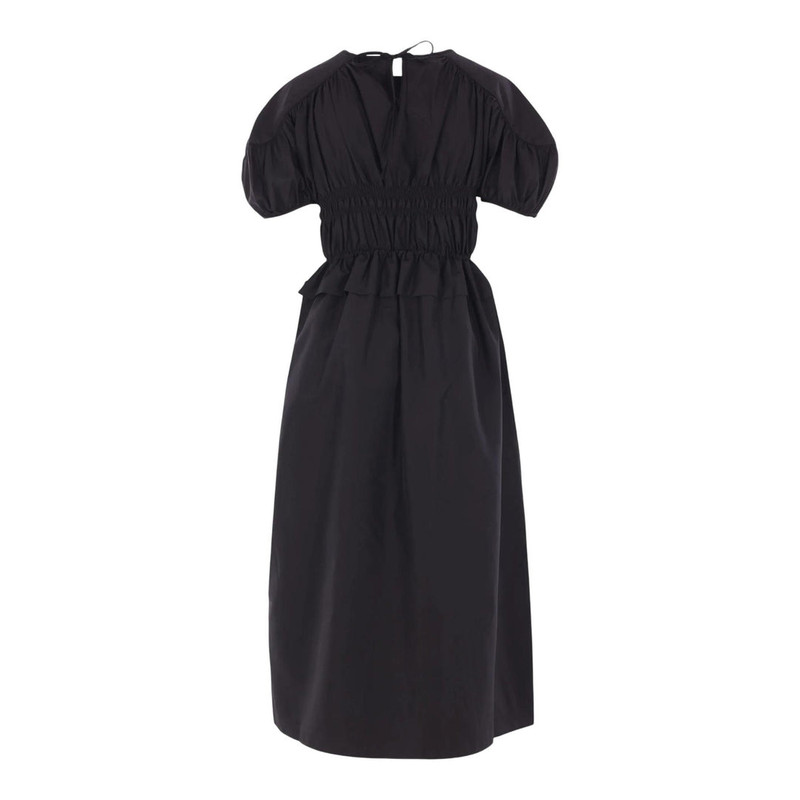 CECILIE BAHNSEN Smocked Bodice Long Dress outlook