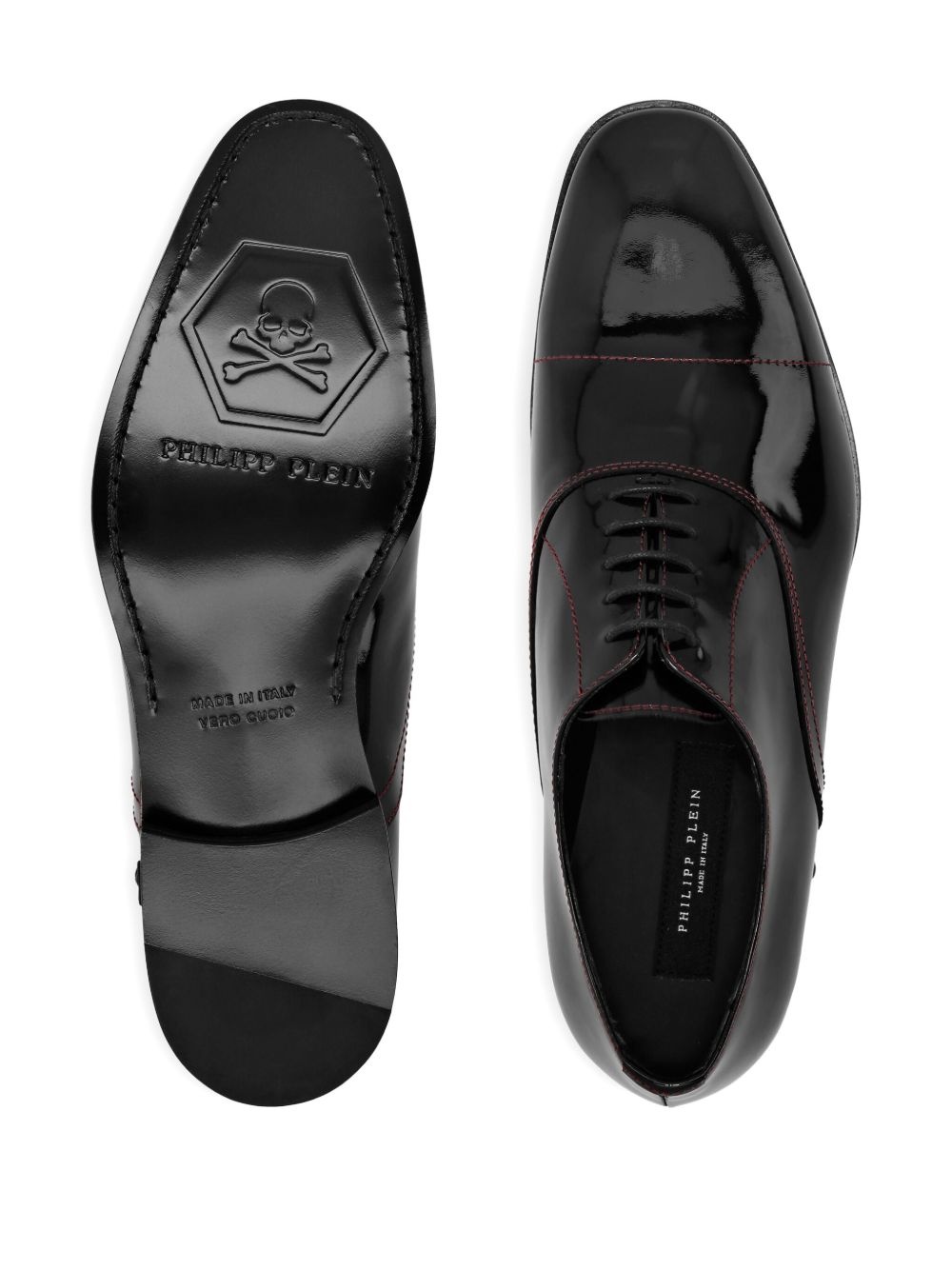 patent leather derby shoes - 3
