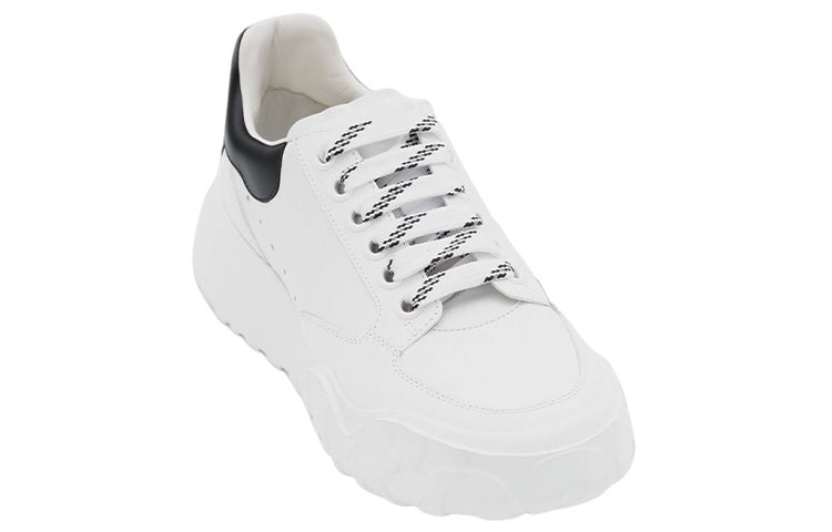 Alexander McQueen Oversized Court Trainer 'White Black' 634619WIA999061 - 3