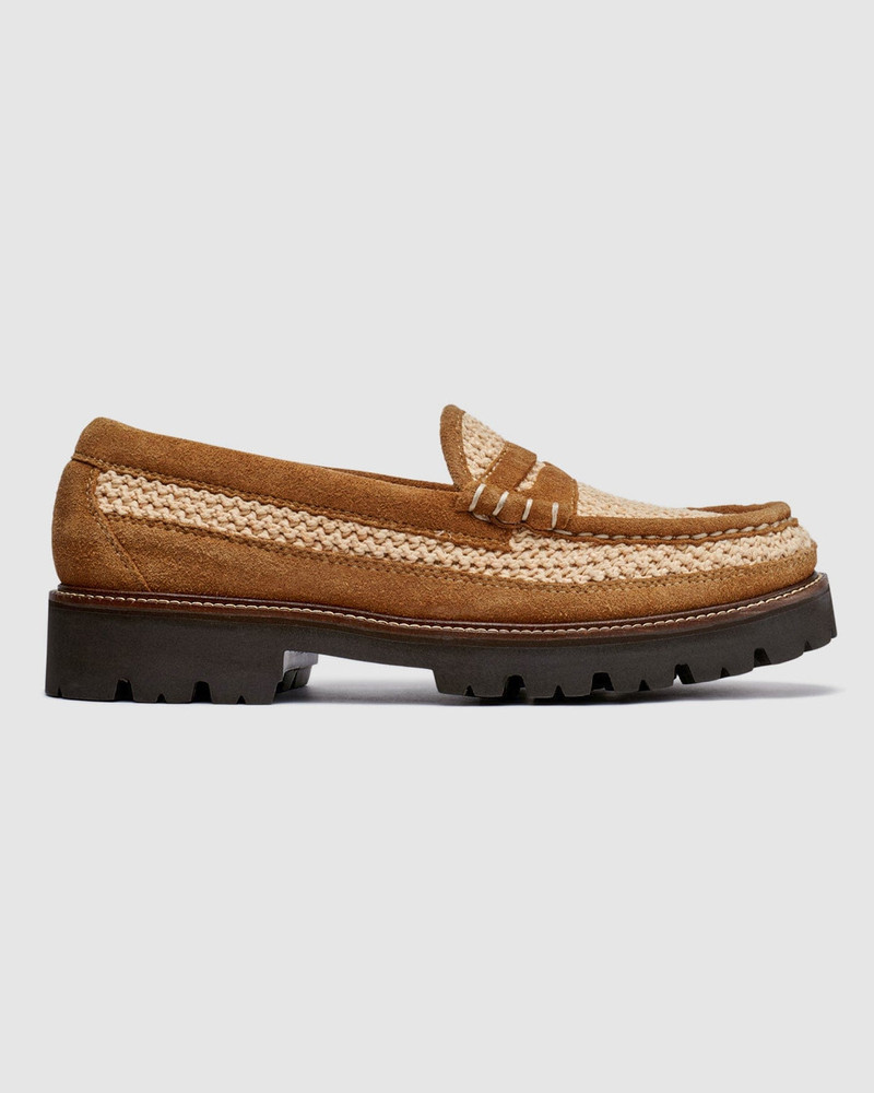 G.H. BASS X CORRIDOR LARSON RAFFIA LOAFER 4