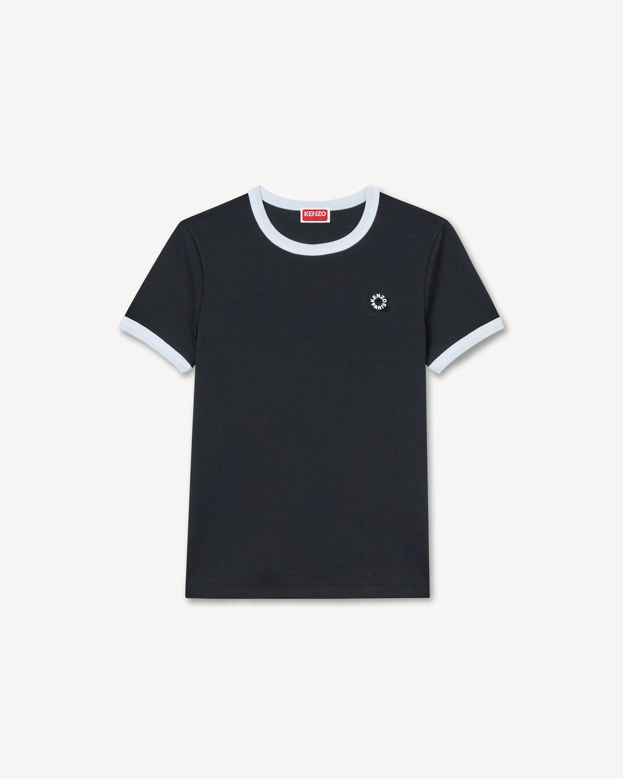 'Boke Flower 2.0' embroidered T-shirt in cotton - 1