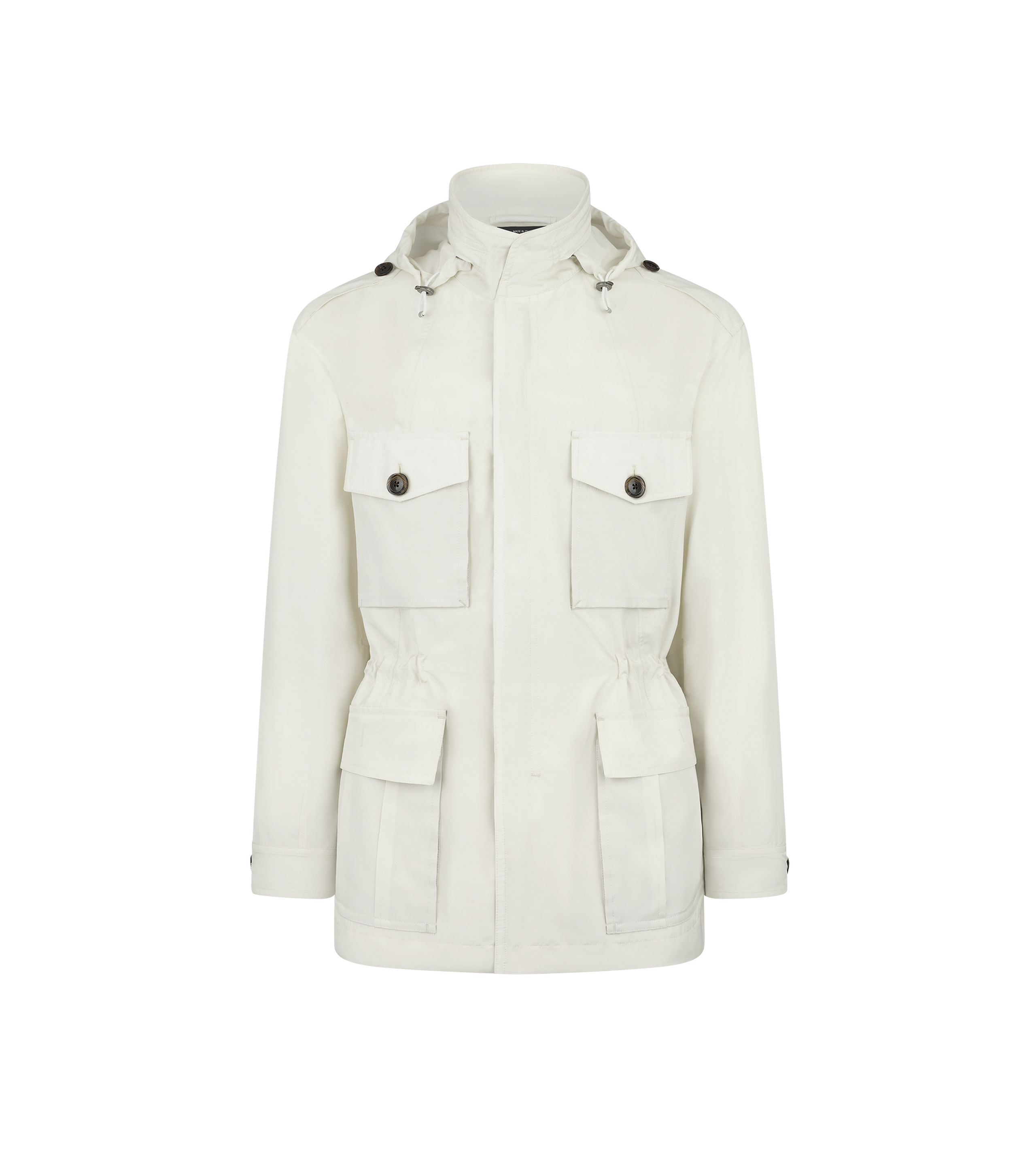 WASHED SILK POPLIN FIELD JACKET - 2