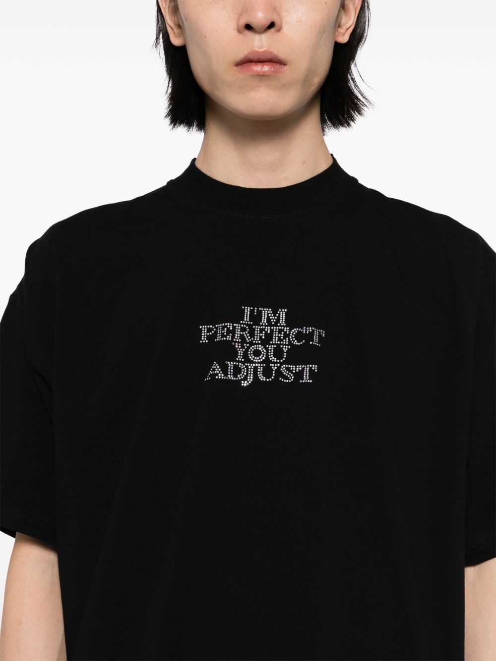 'I'm Perfect You Adjust' Regular T-shirt - 4