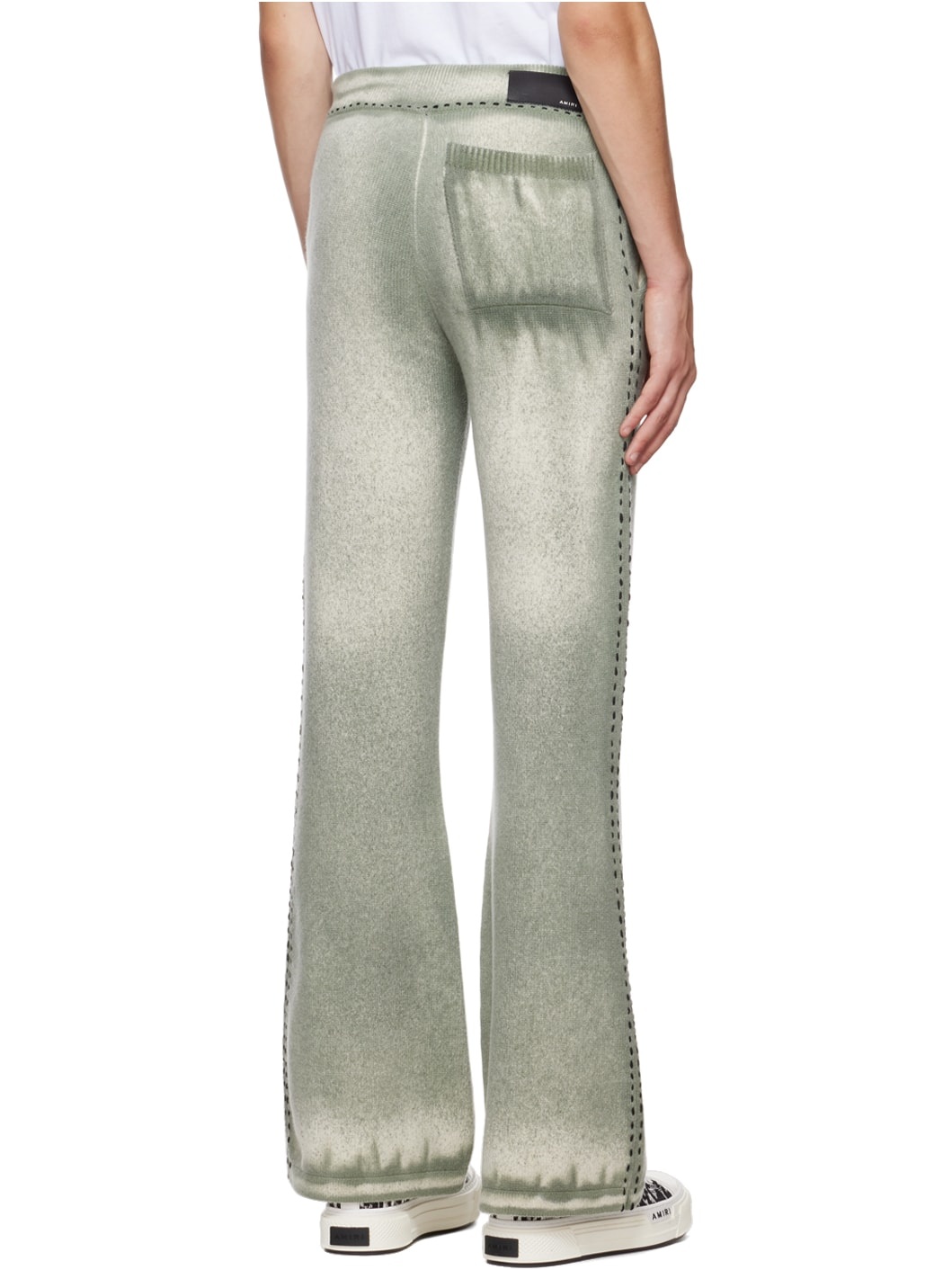 Khaki Spray Painted Lounge Pants - 3