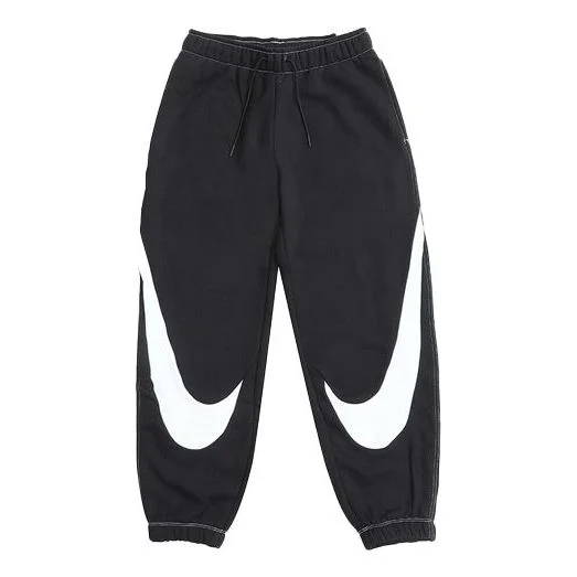 (WMNS) Nike Large Logo Bundle Feet Sports Pants/Trousers/Joggers Black DD5583-010 - 1