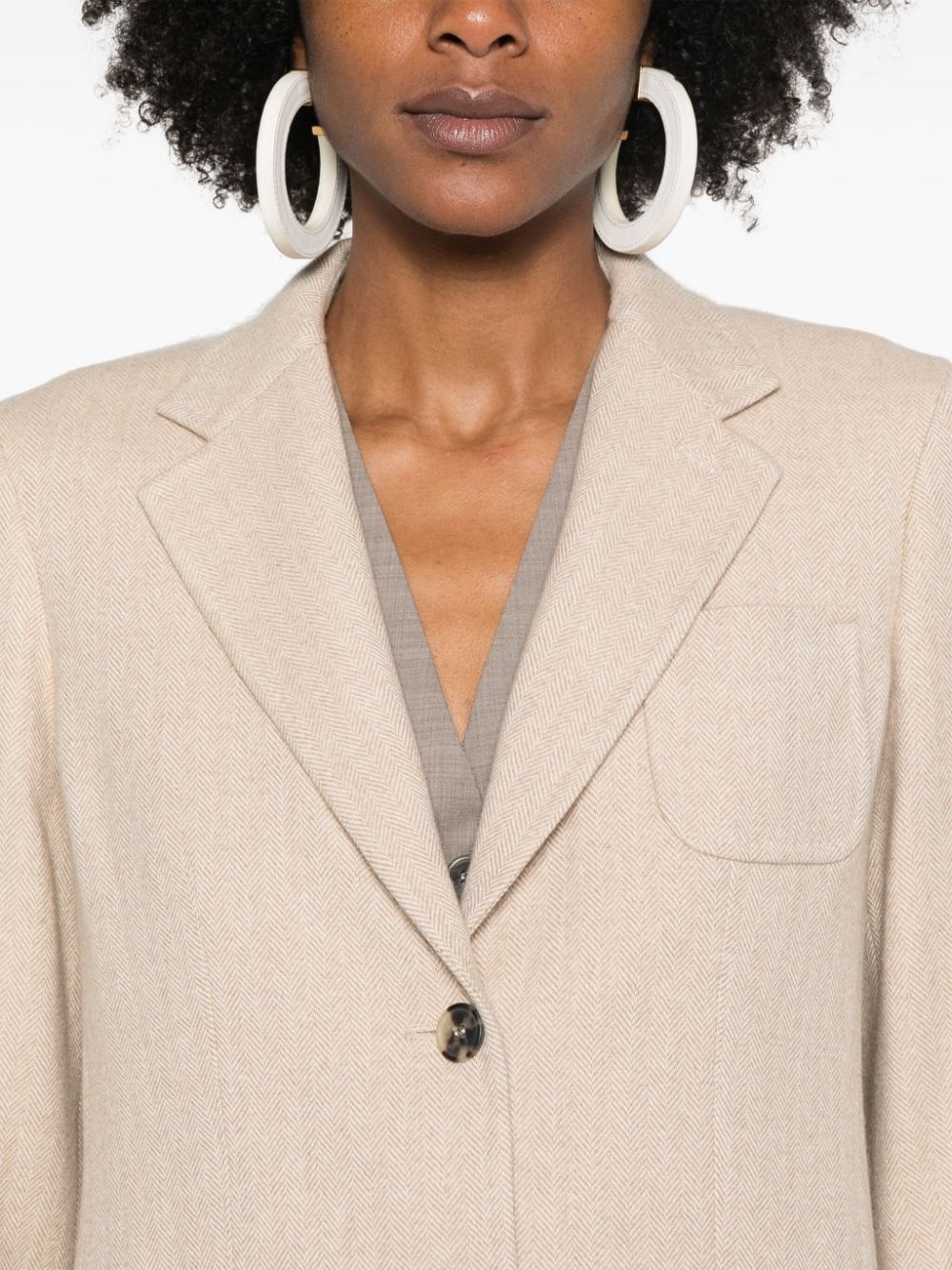 Carpi single-breasted blazer - 5