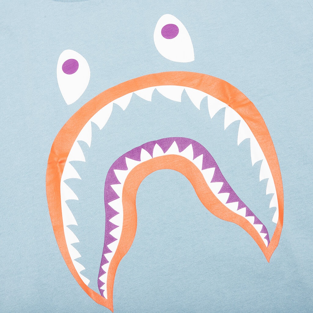 COLORS SHARK PONR TEE - SAX - 4