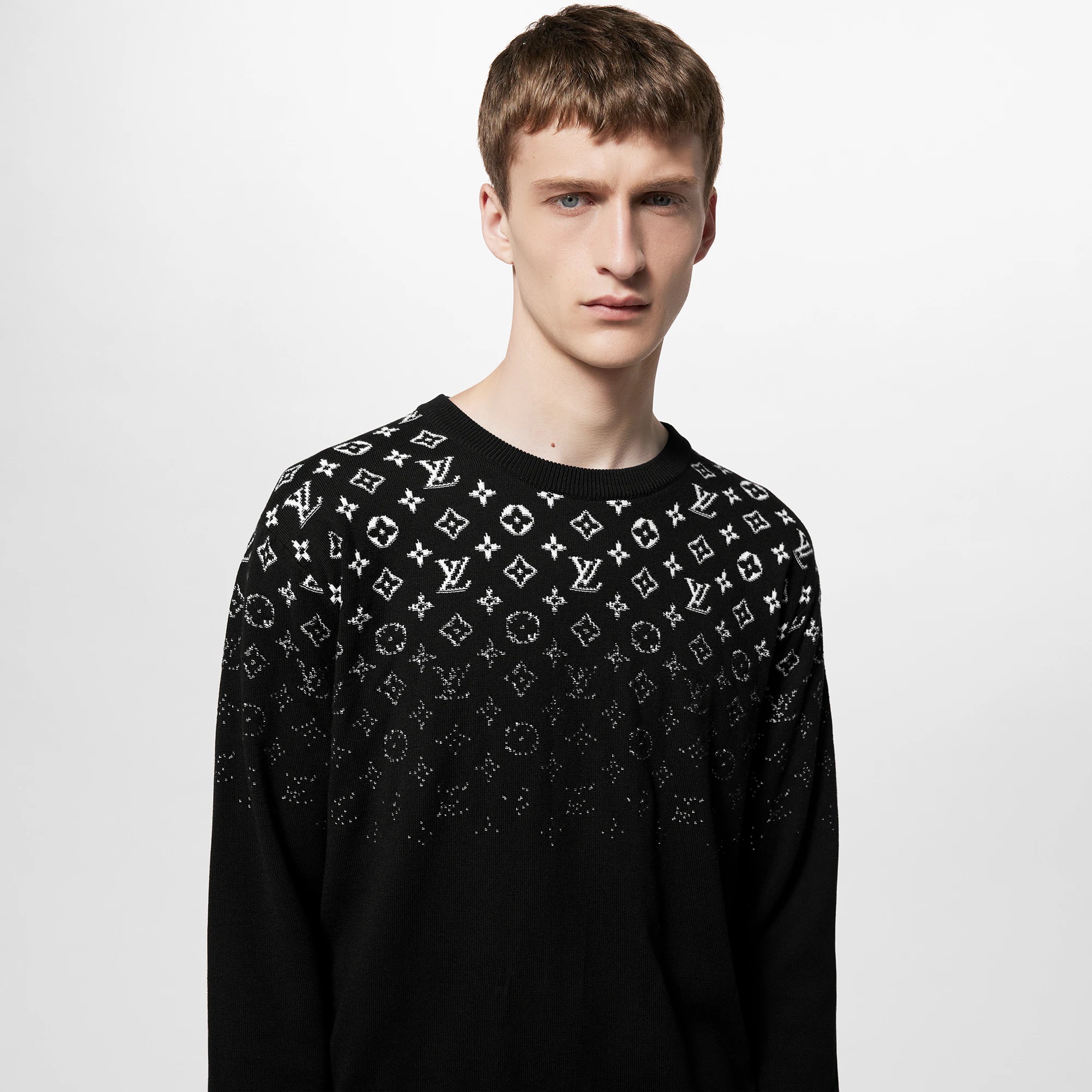 Gradient Cotton Crewneck - 2