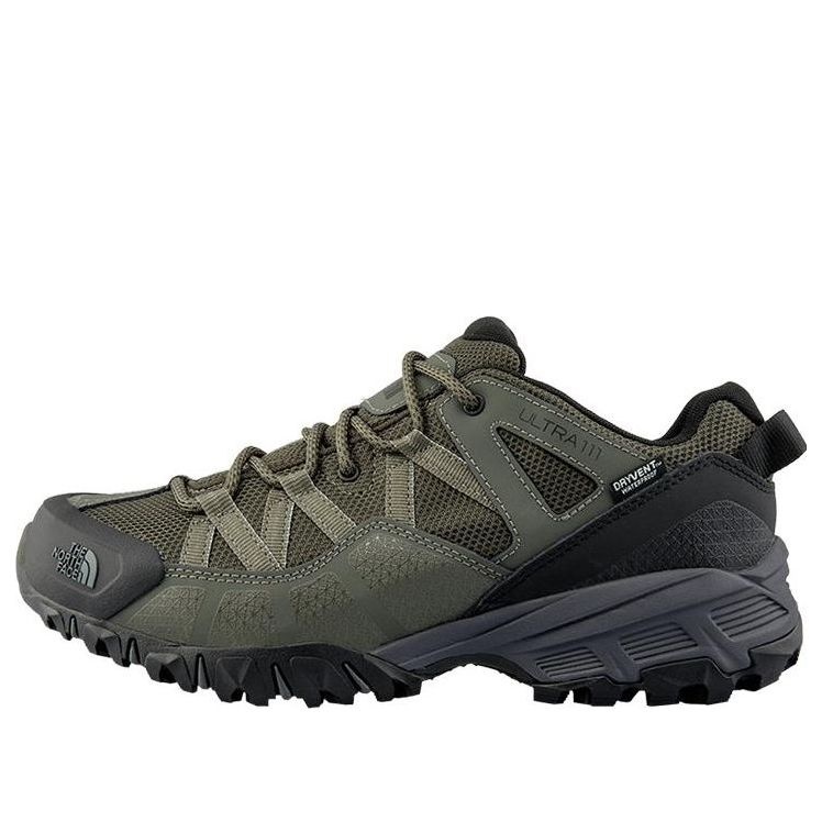 THE NORTH FACE Ultra 111 Waterproof Trail Hiking Shoes 'Olive Green' 46CJ-BQW - 1