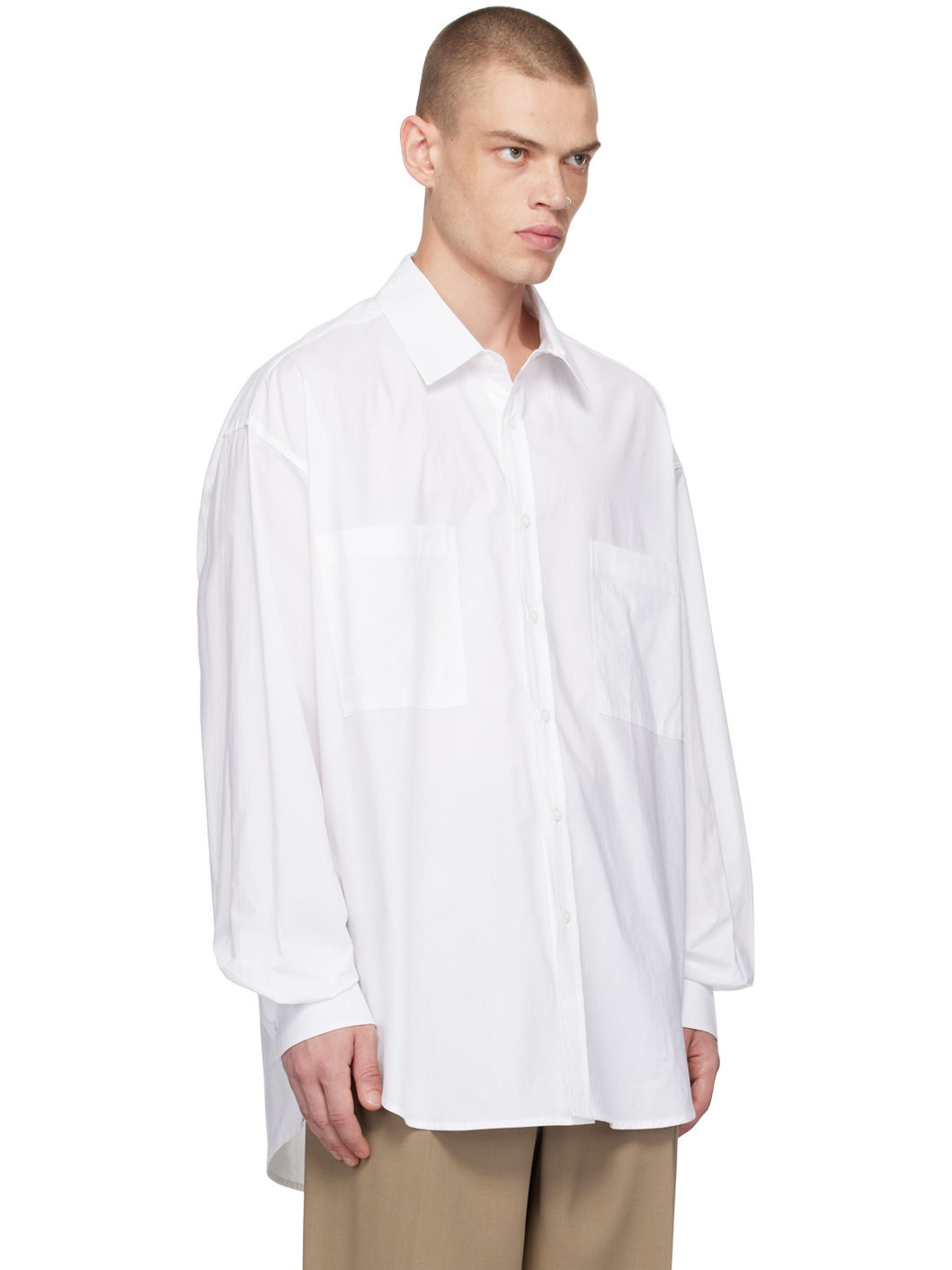 White Gus Oversized Shirt - 2