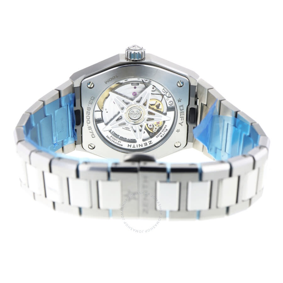 Pre-owned Zenith Defy Automatic Diamond Men's Watch 03.9200.670/03 - 4