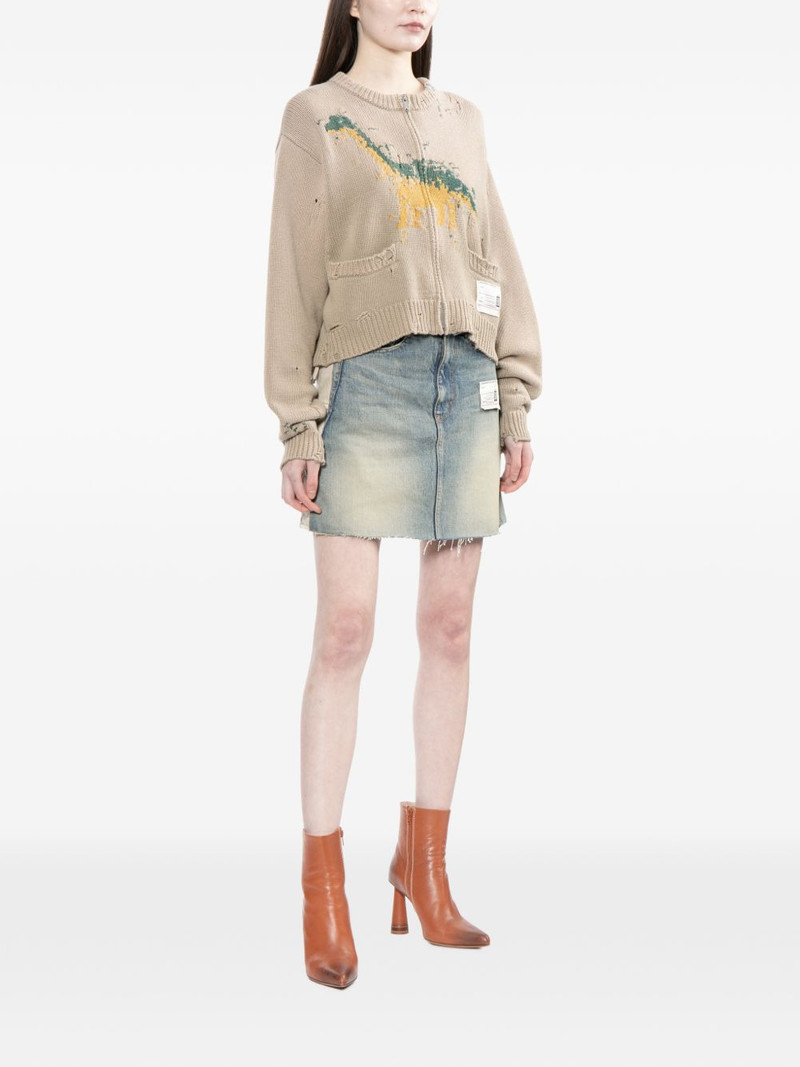 Maison MIHARAYASUHIRO logo-patch skorts outlook