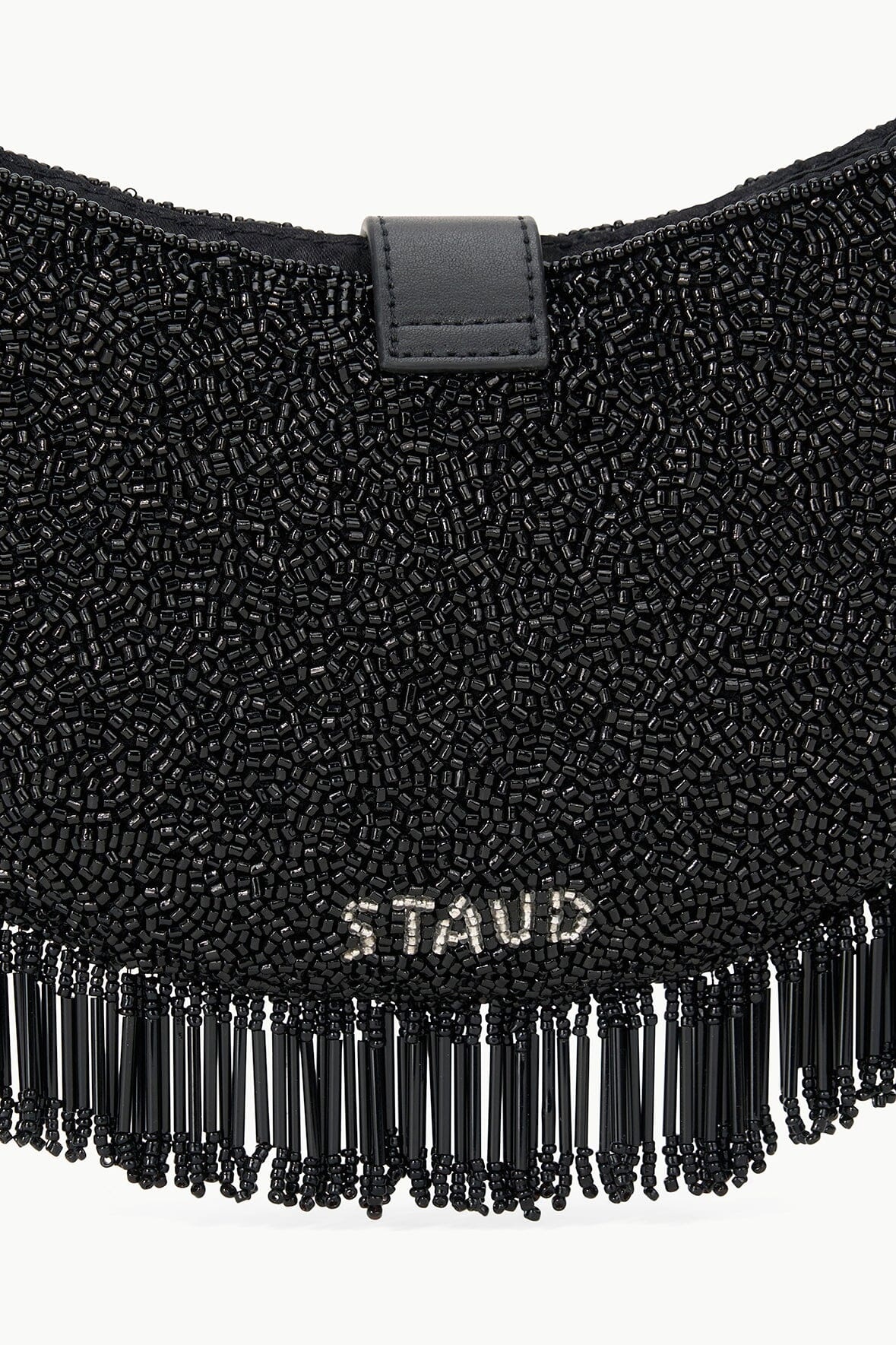 STAUD ALANA BAG BLACK FRINGE - 7