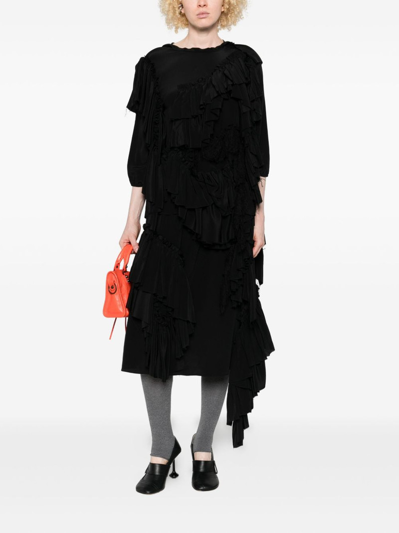 ALAINPAUL ruffled asymmetric top outlook