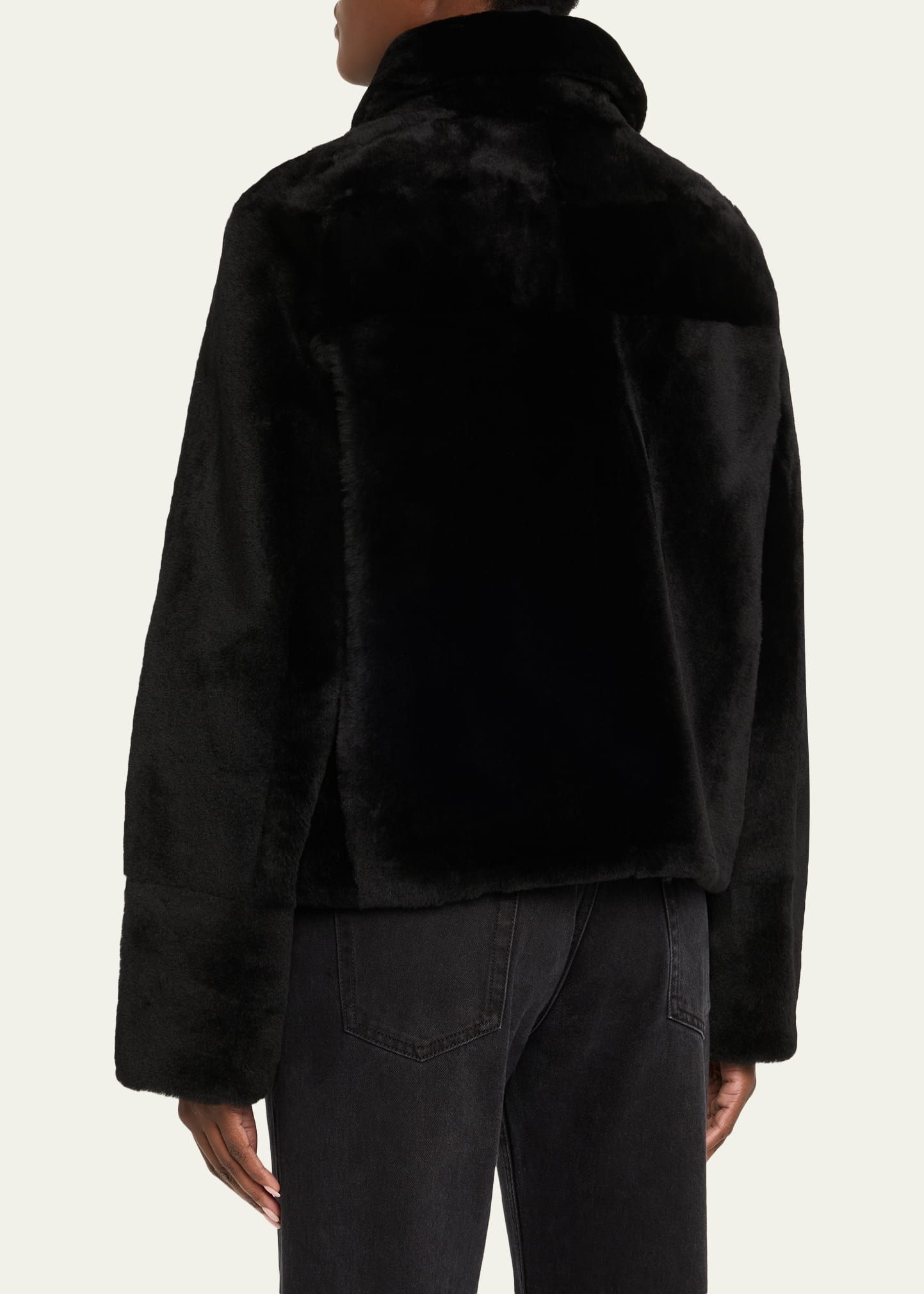 Tailored Shearling Coat - 3