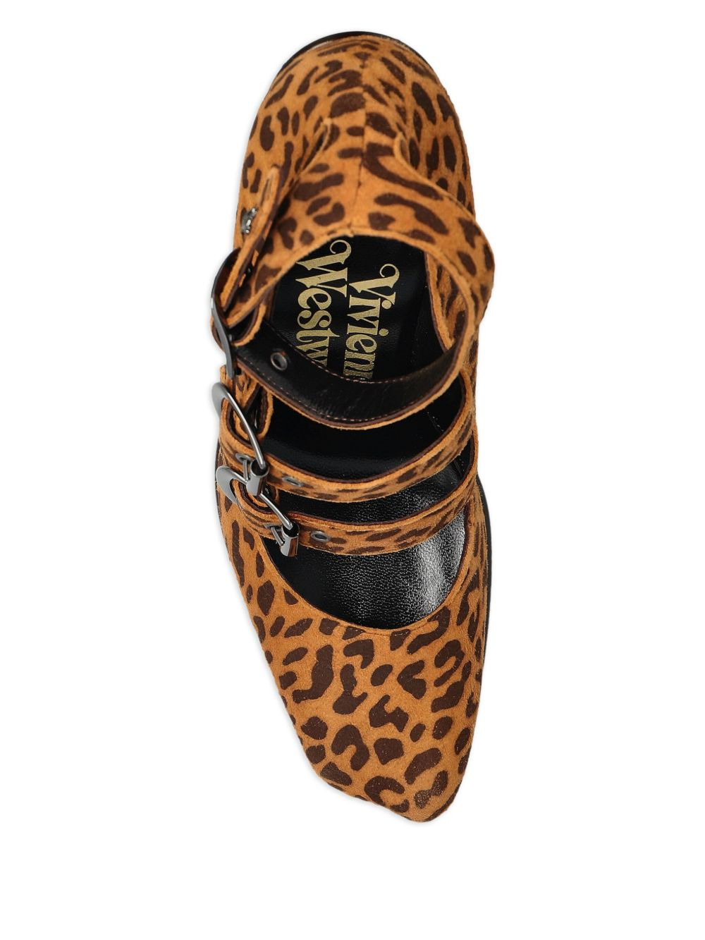 90mm leopard-print pumps - 3
