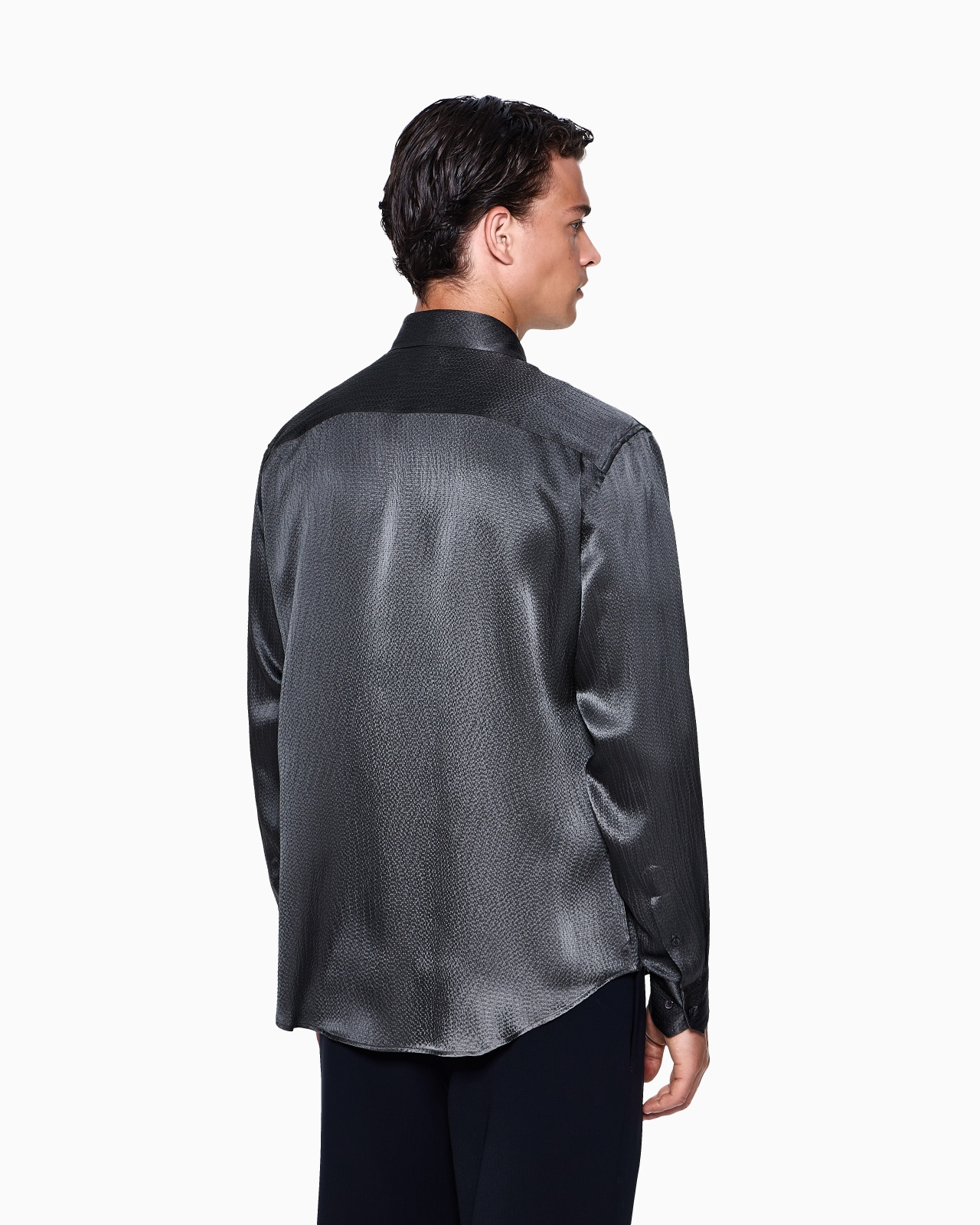 SILK SATIN SHIRT - 3