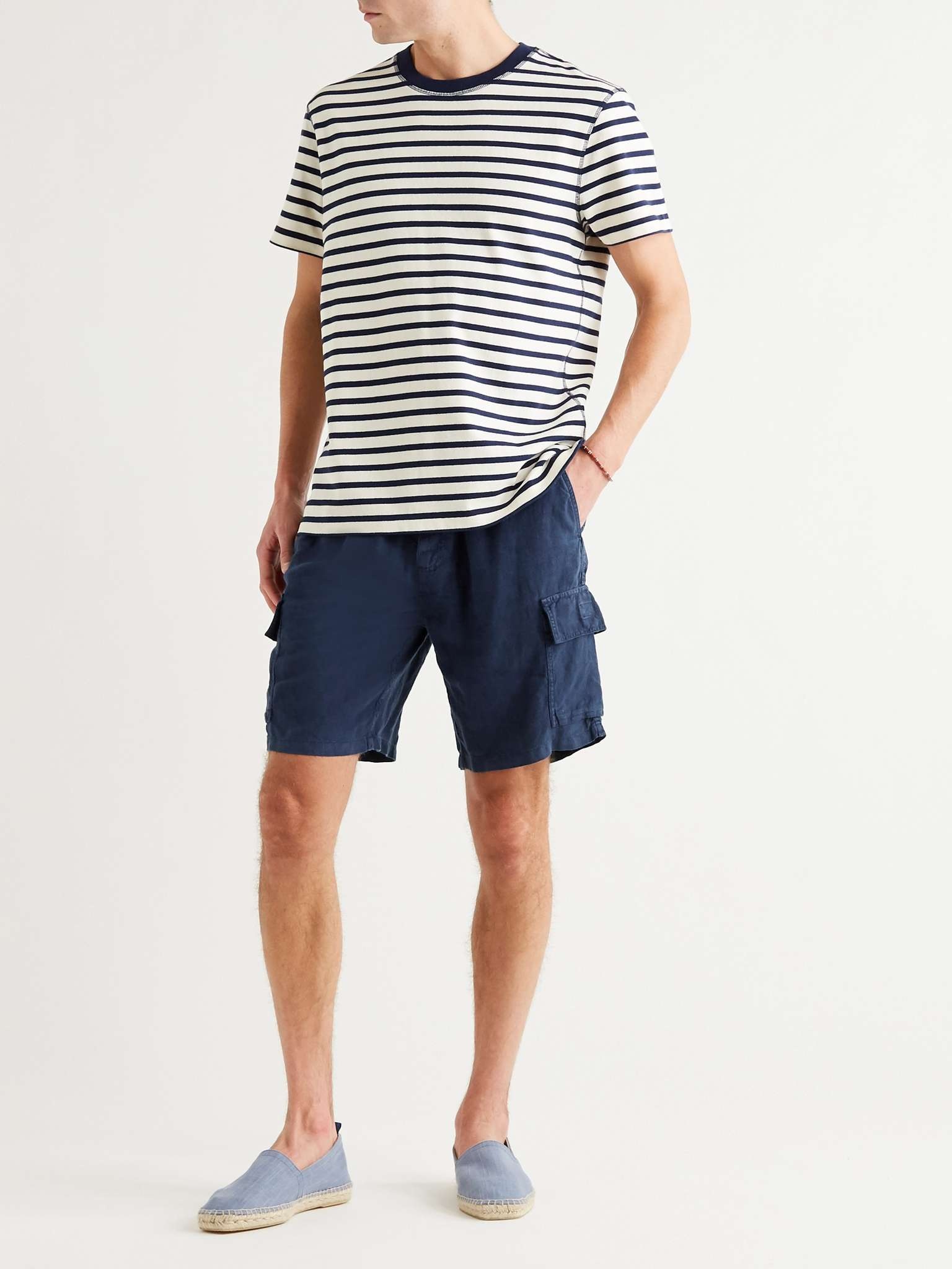 Baie Linen Drawstring Cargo Shorts - 2