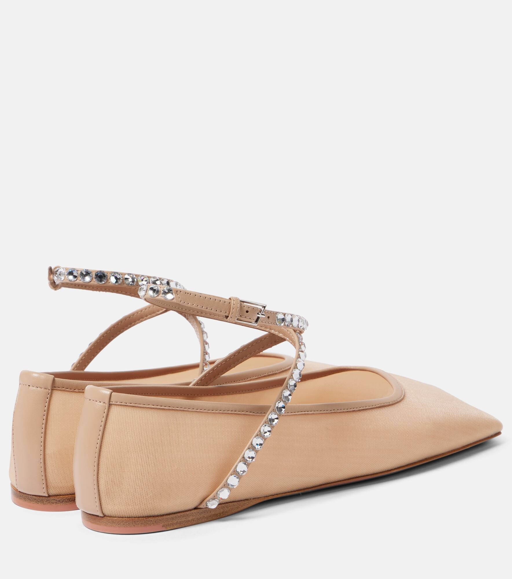 Ane embellished mesh ballet flats - 3