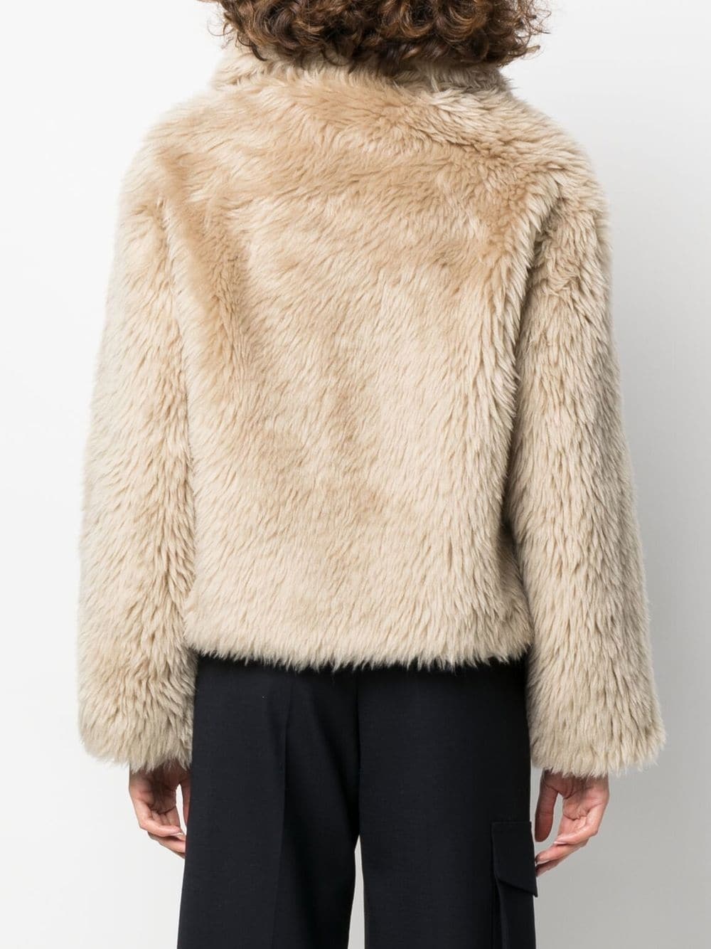 long-haired wool coat - 4