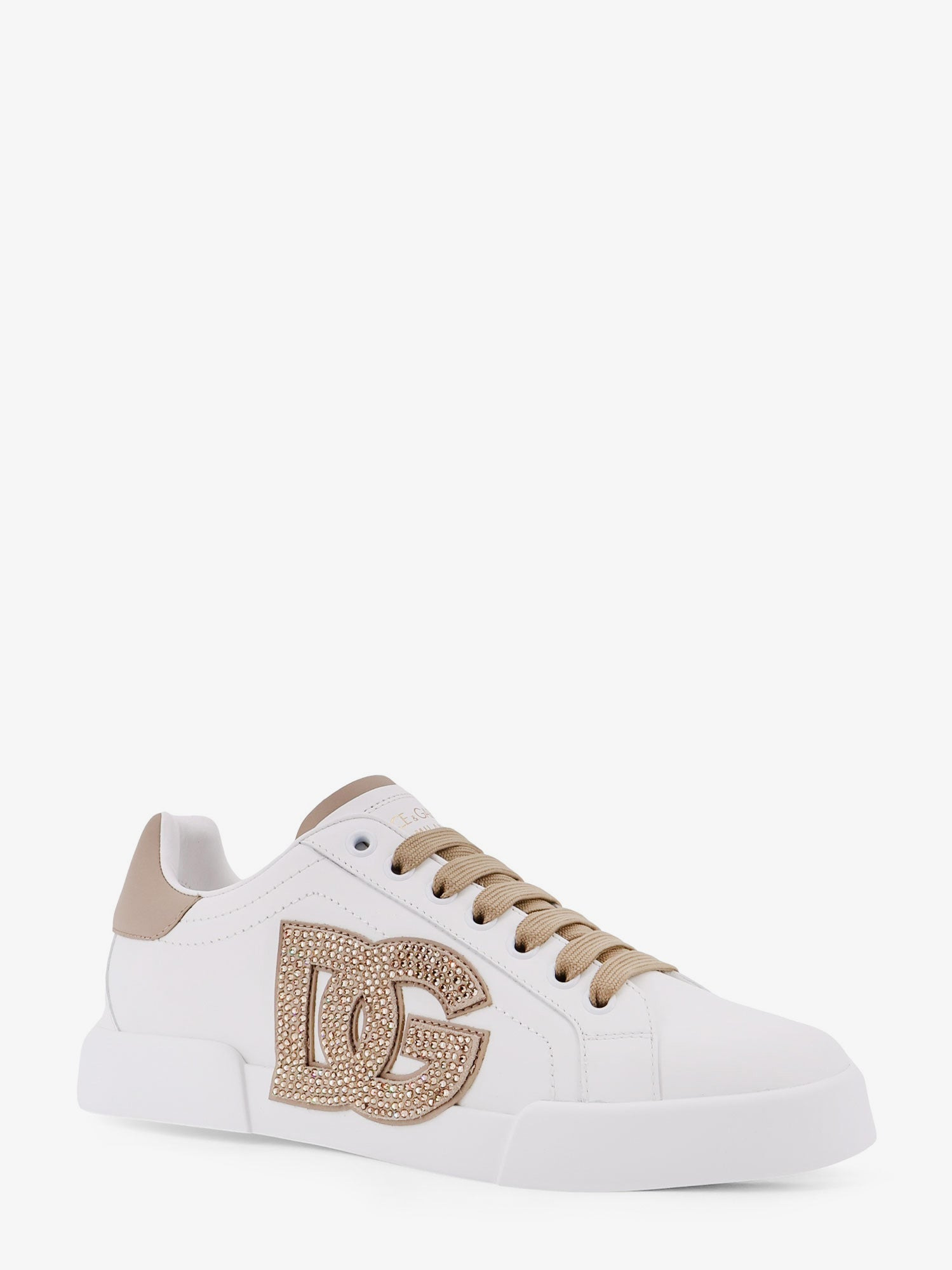 Dolce & Gabbana Portofino Light Strobel Leather Low-Top Sneakers - 2
