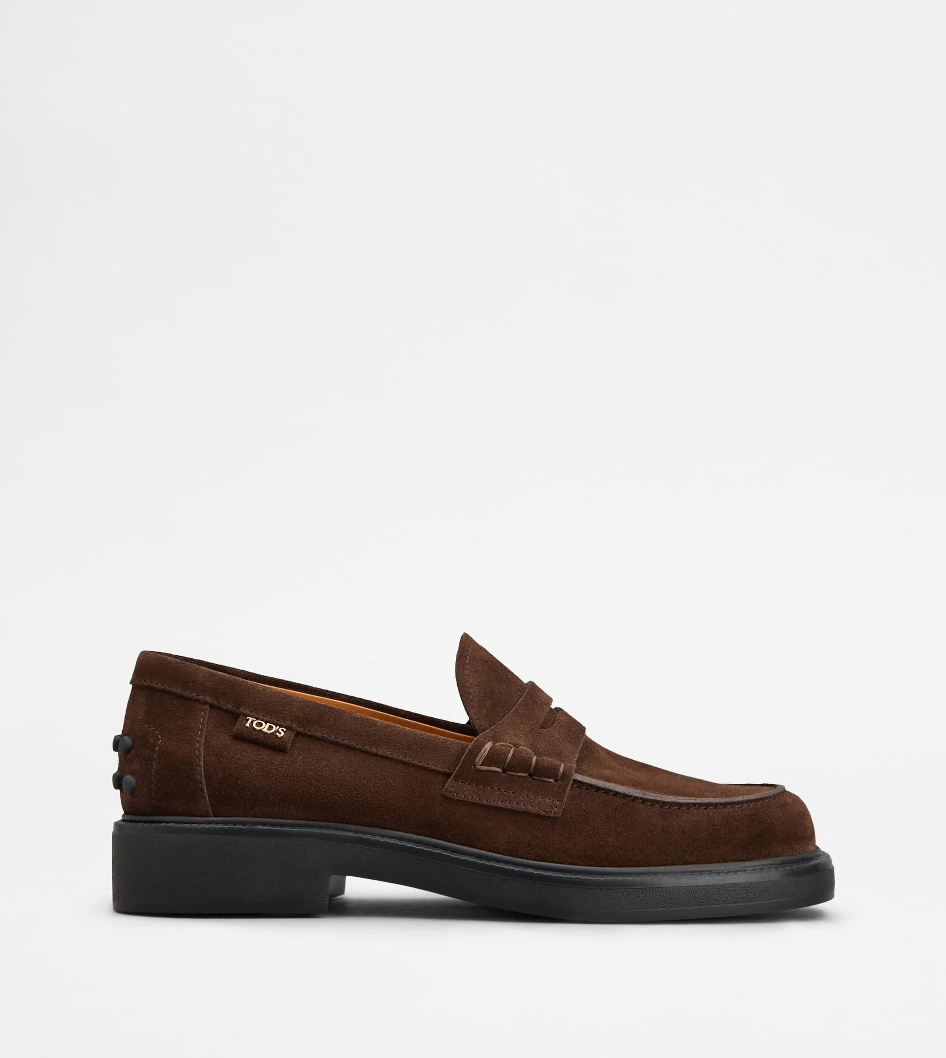 LOAFERS IN SUEDE - BROWN - 1