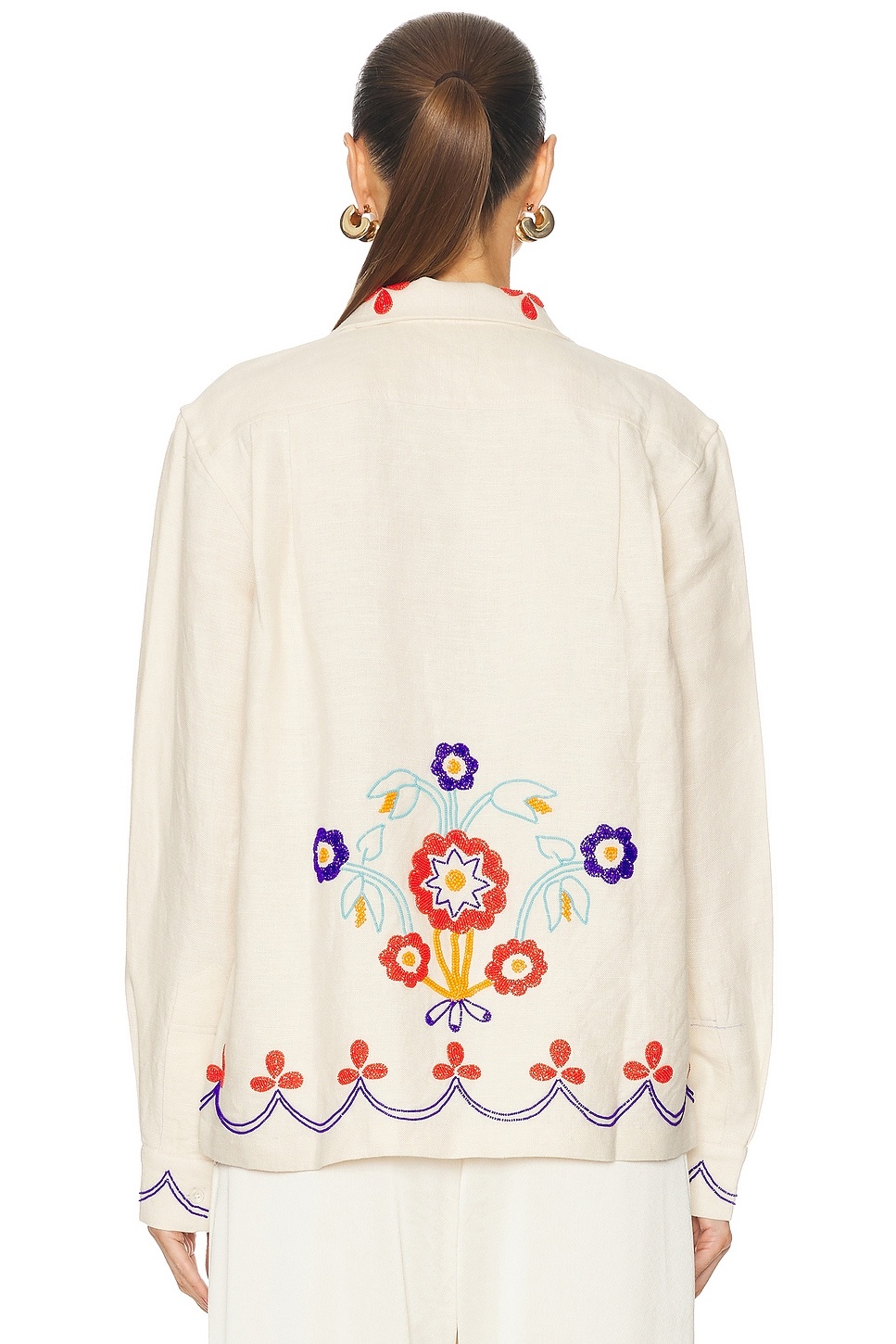 Beaded Garden Party Shirt - 4