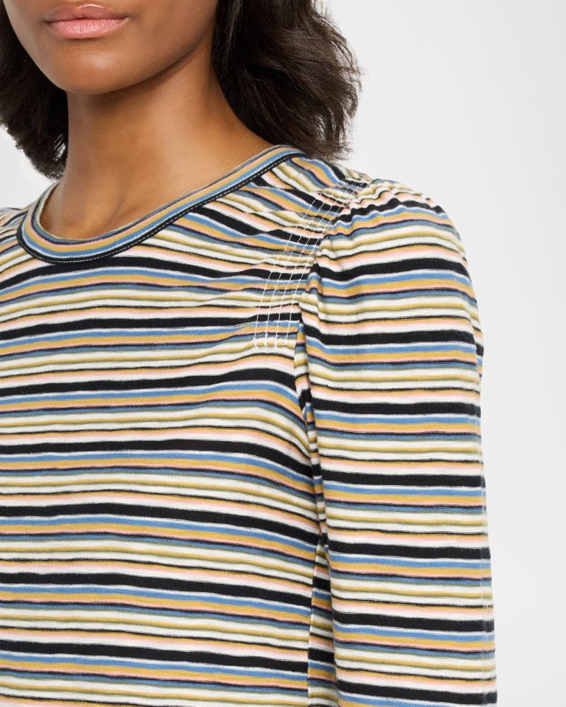 Bouvet Shirred Long-Sleeve Tee 5