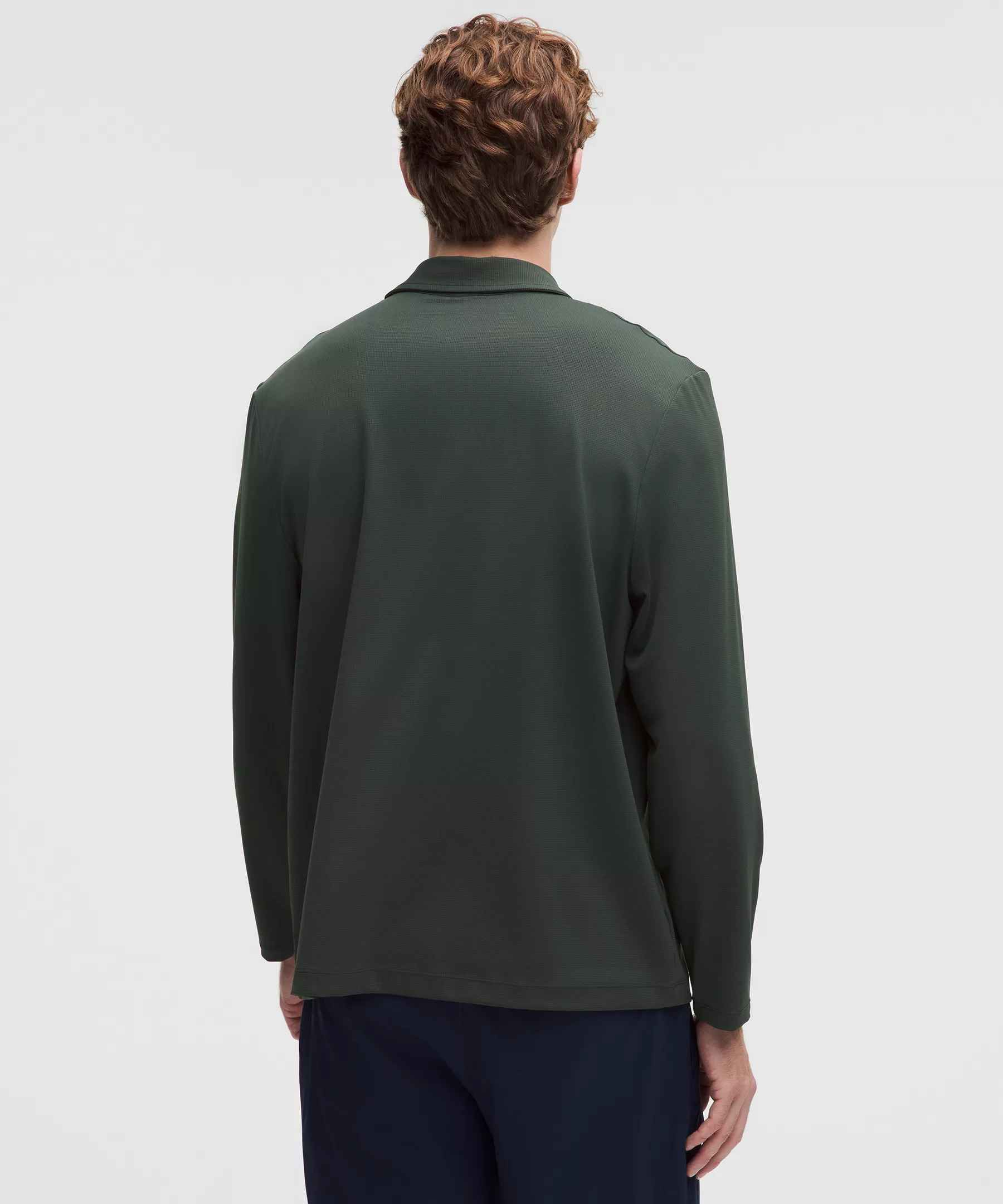Relaxed-Fit Long-Sleeve Golf Polo Shirt - 3