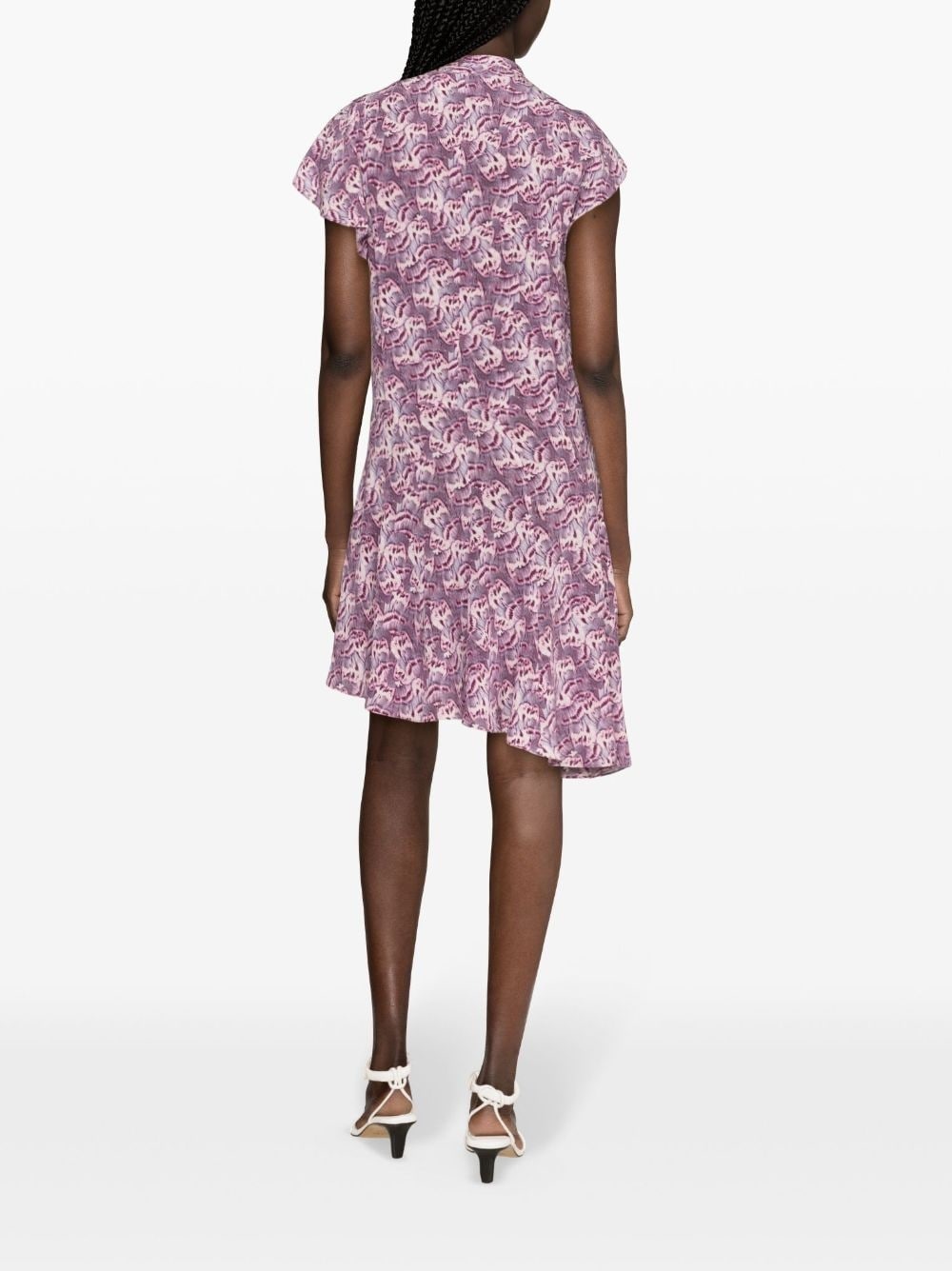 Viona floral-print midi dress - 4
