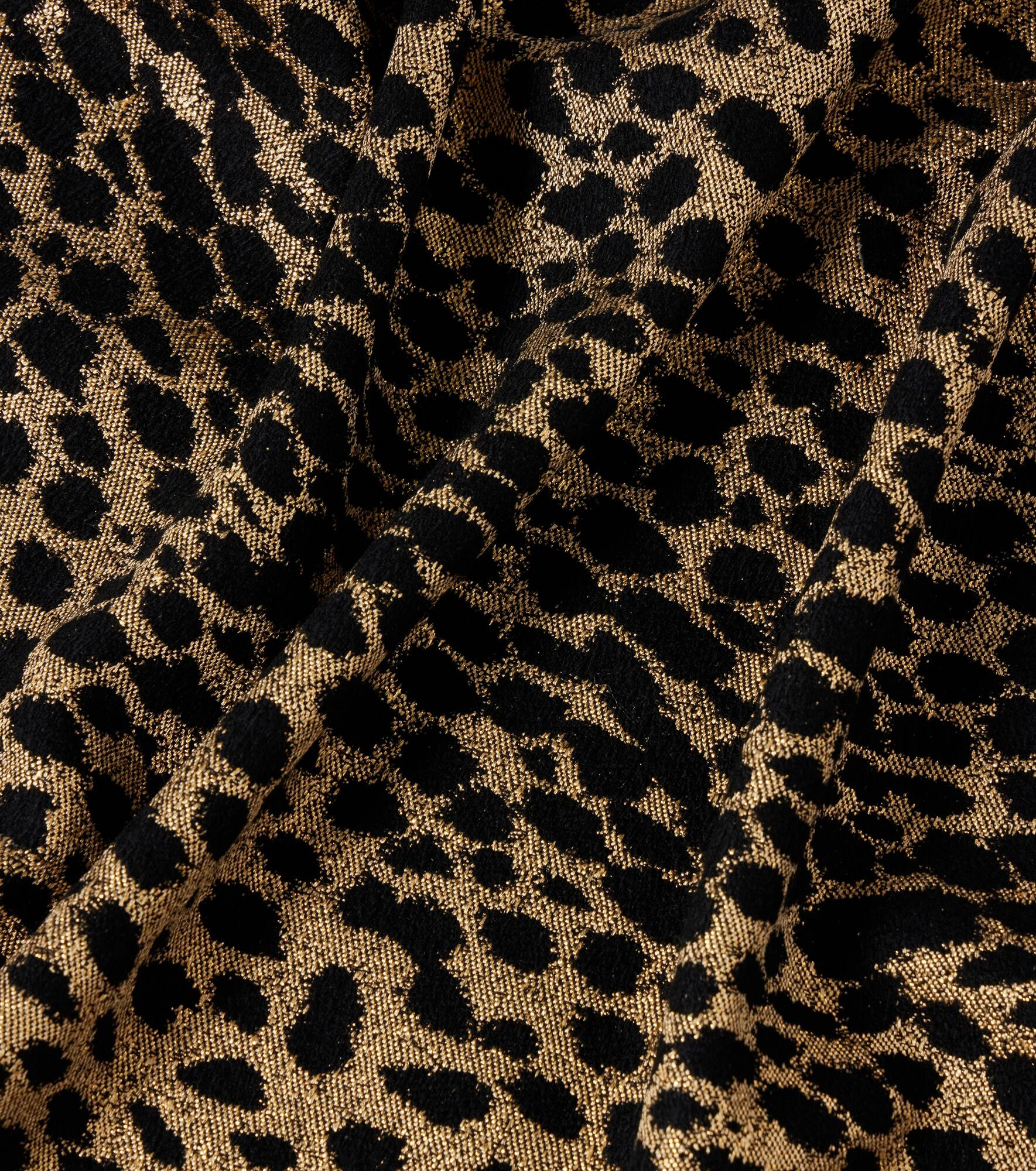Fringed wool and cashmere-blend lamé scarf - 4