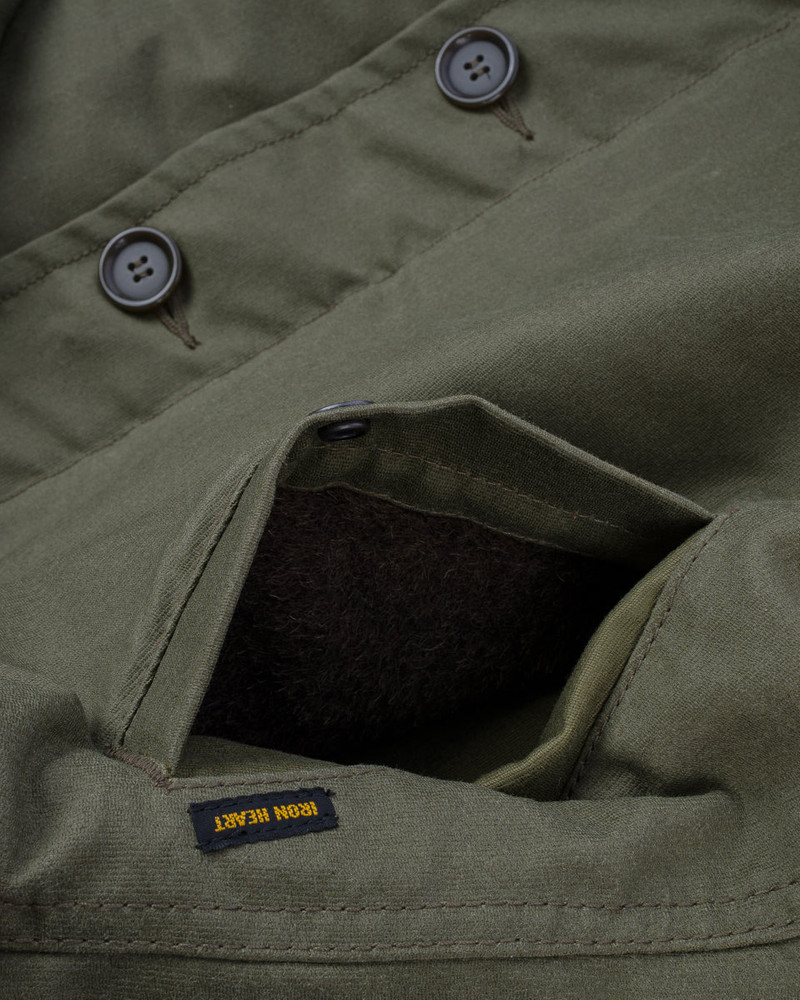 OILED WHIPCORD N1 DECK JACKET - ARMY GREEN 13