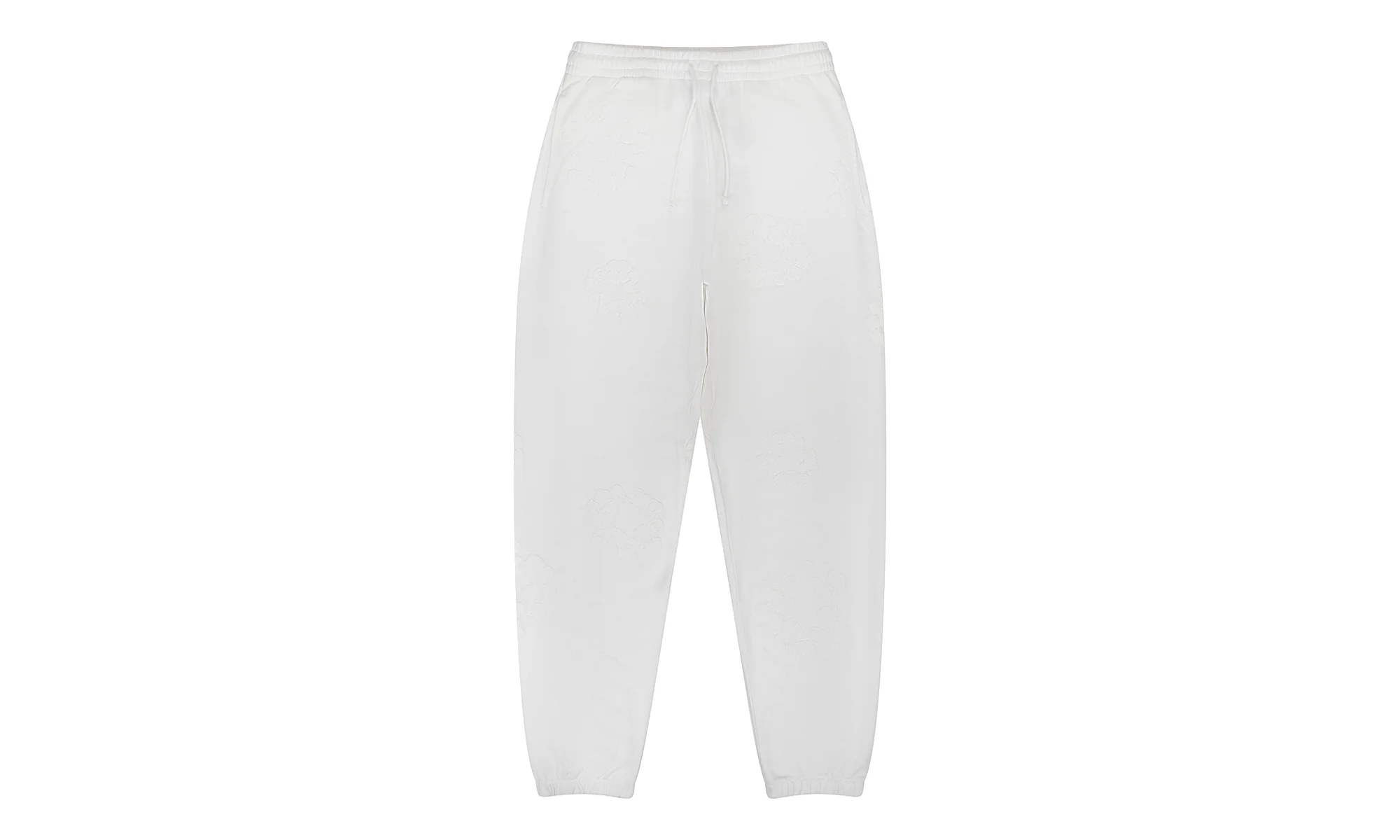 Mono Wreath Sweatpants "White" DT808 - 1