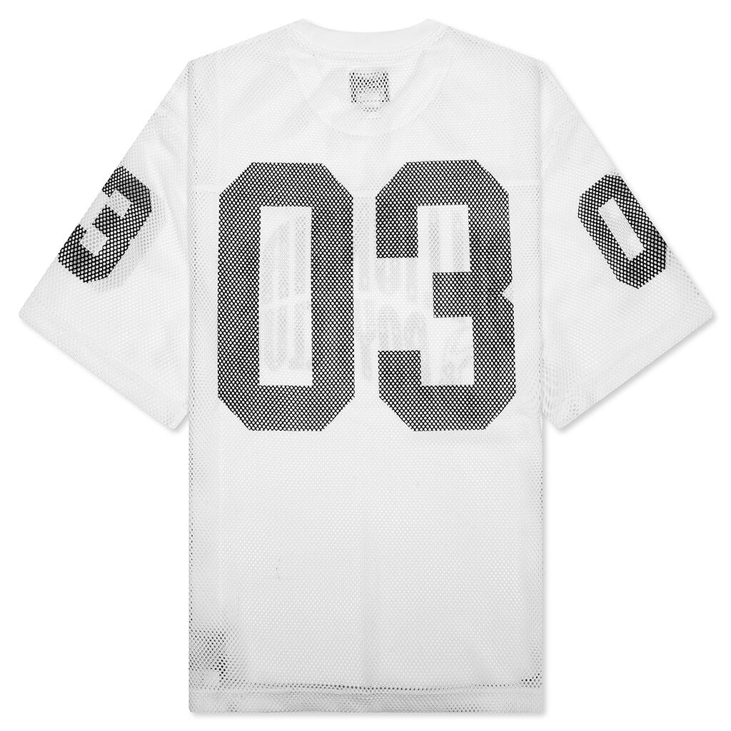 CROPPED VARSITY JERSEY - WHITE - 2