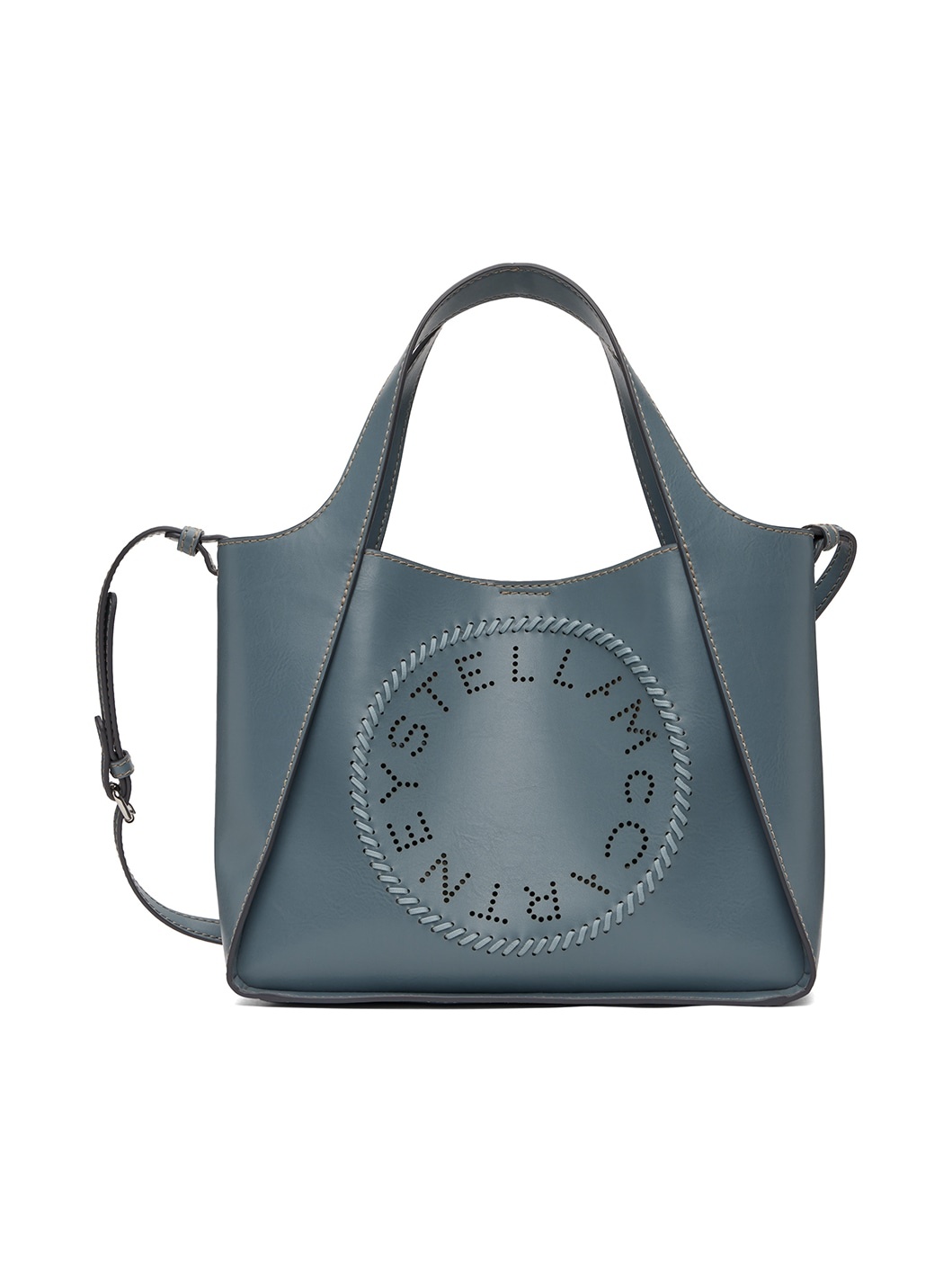 Blue Crossbody Alter Mat Tote - 1