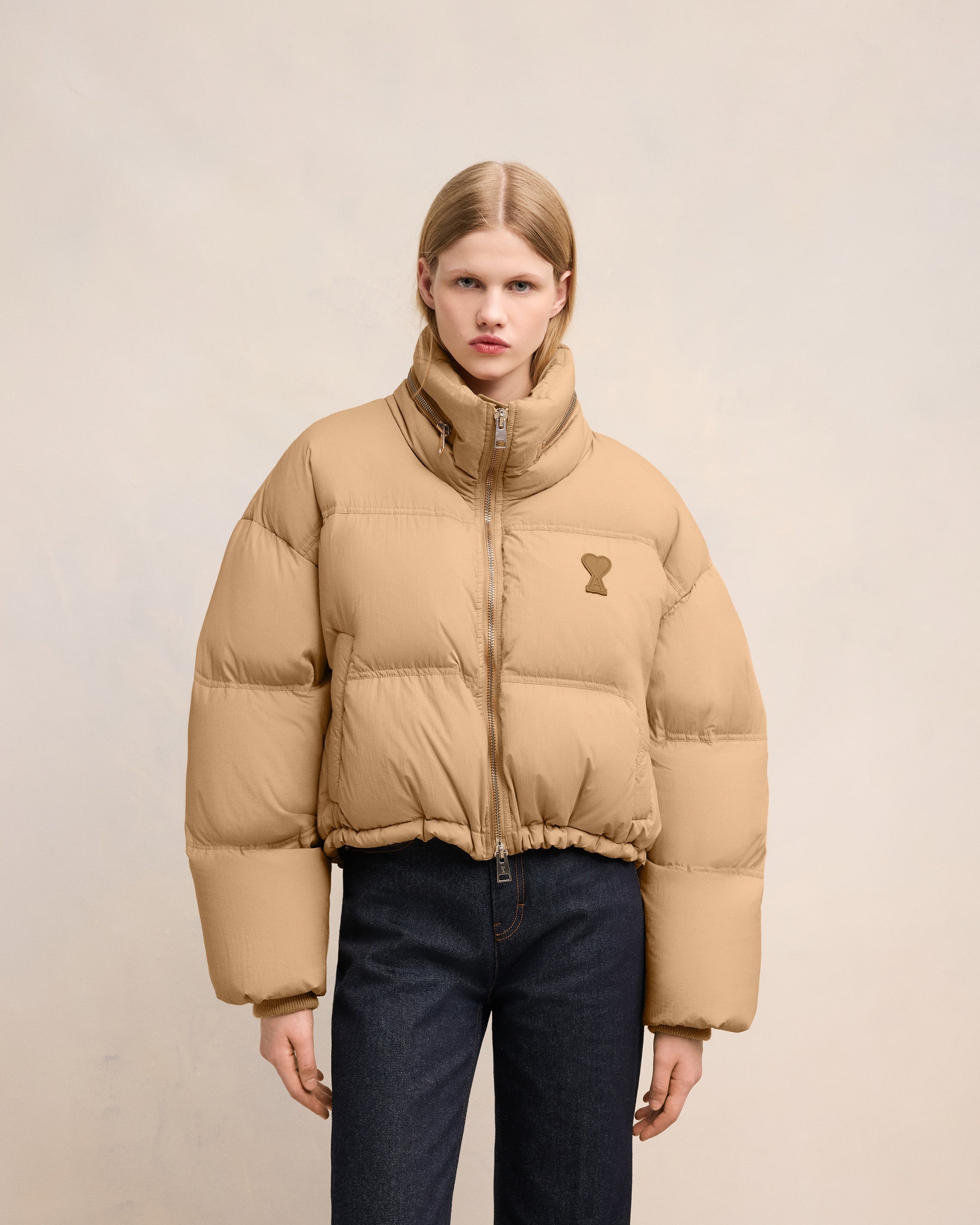 AMI Paris AMI DE COEUR DOWN JACKET | REVERSIBLE