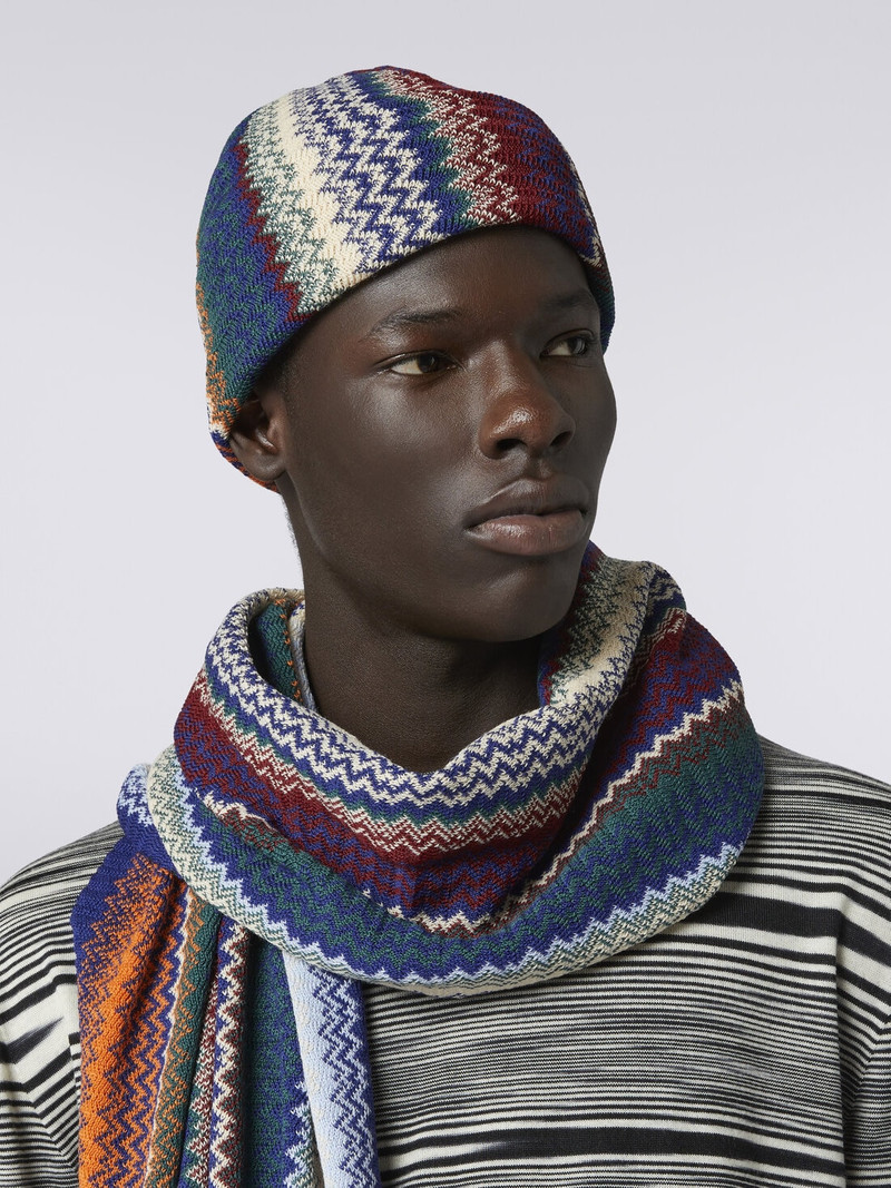 Zigzag wool blend beanie 3