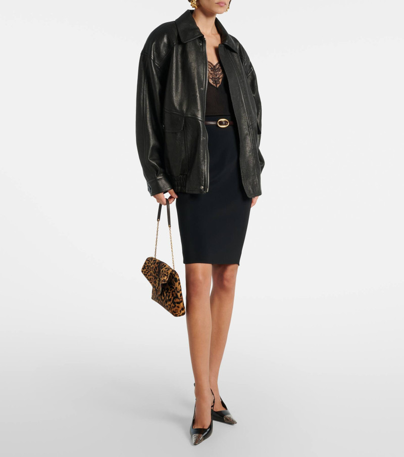 SAINT LAURENT High-rise pencil skirt outlook