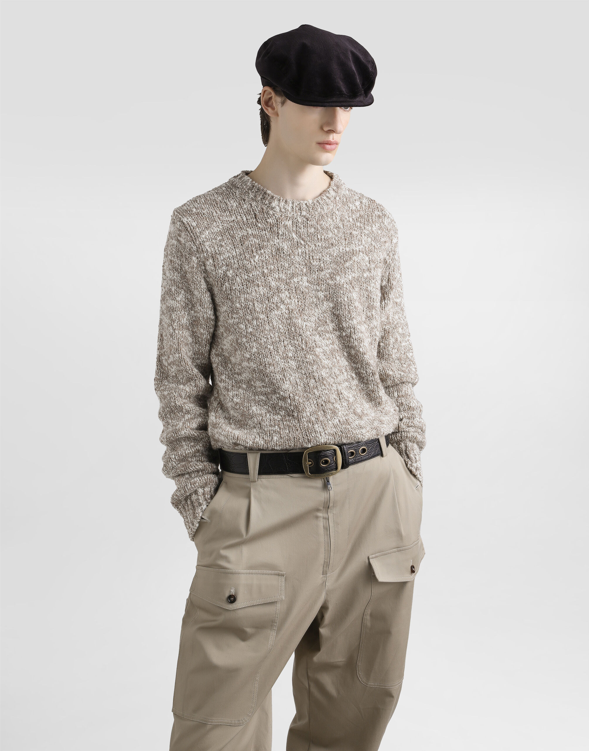 Fine-gauge wool crew neck pullover - 4