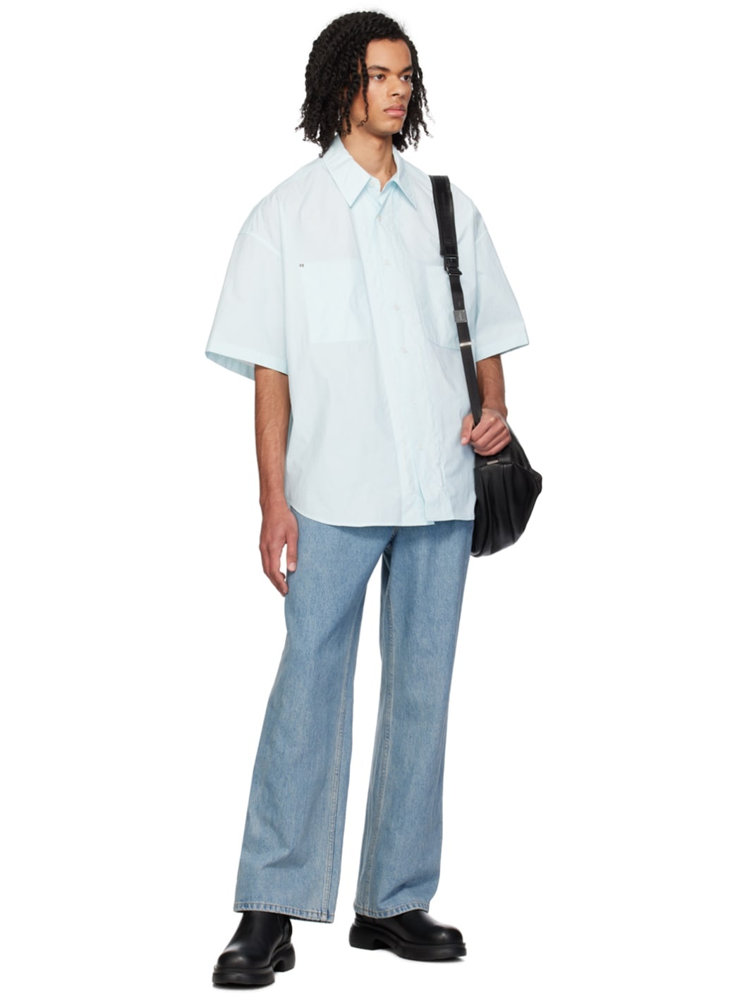 Blue Pocket Shirt - 4