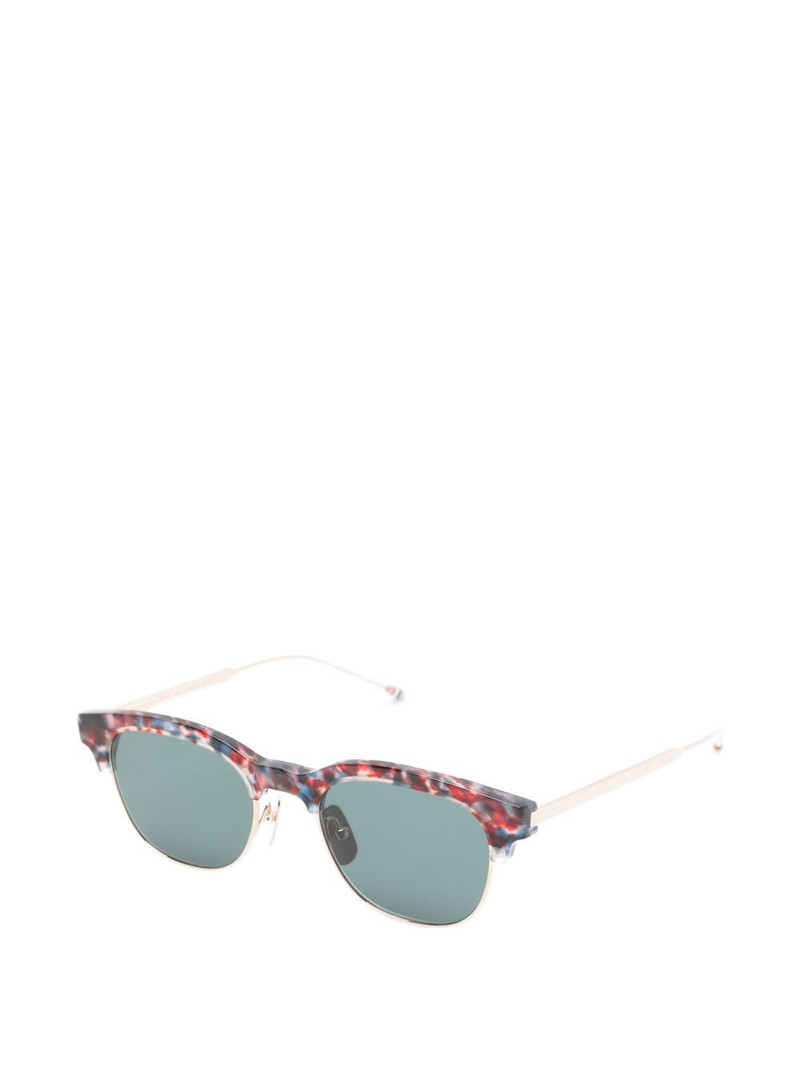 Thom Browne patterned-frame sunglasses outlook