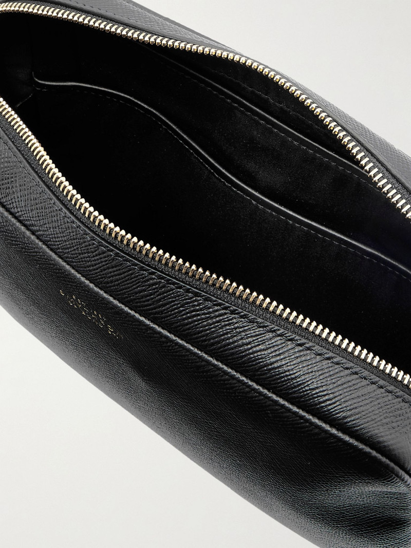 Cross-Grain Leather Organiser Black 4