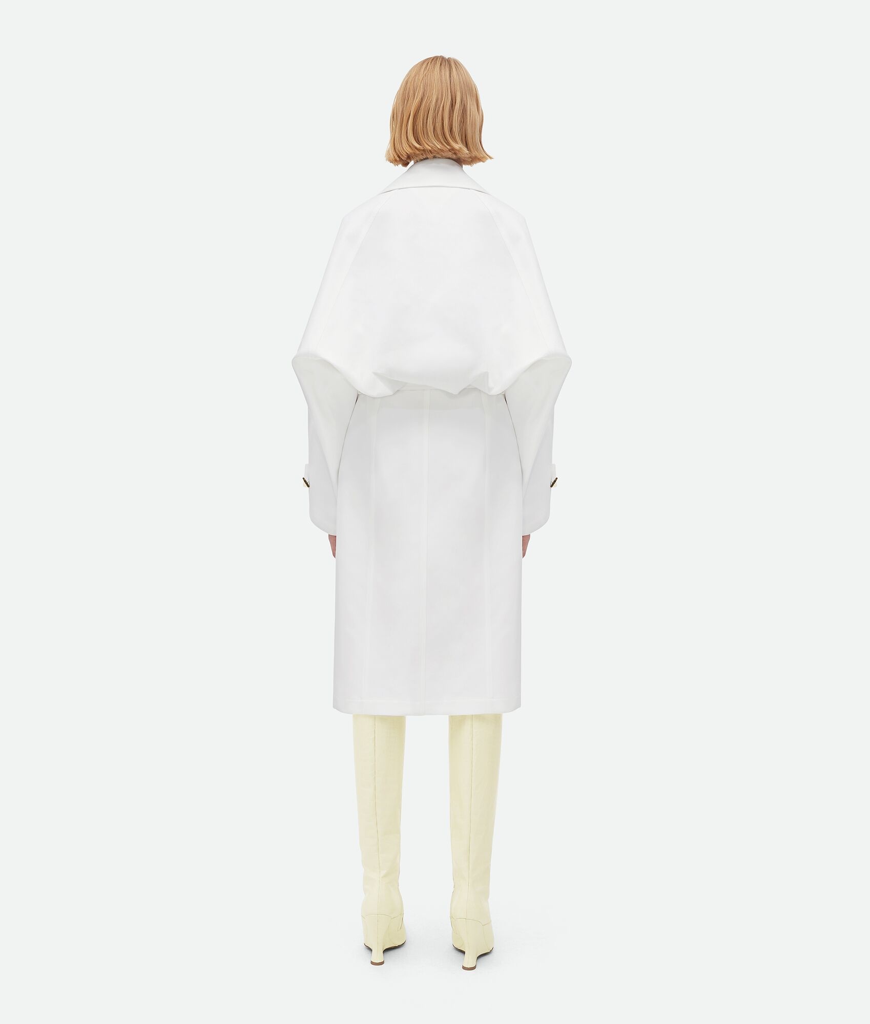 Cotton Canvas Trench Coat - 3