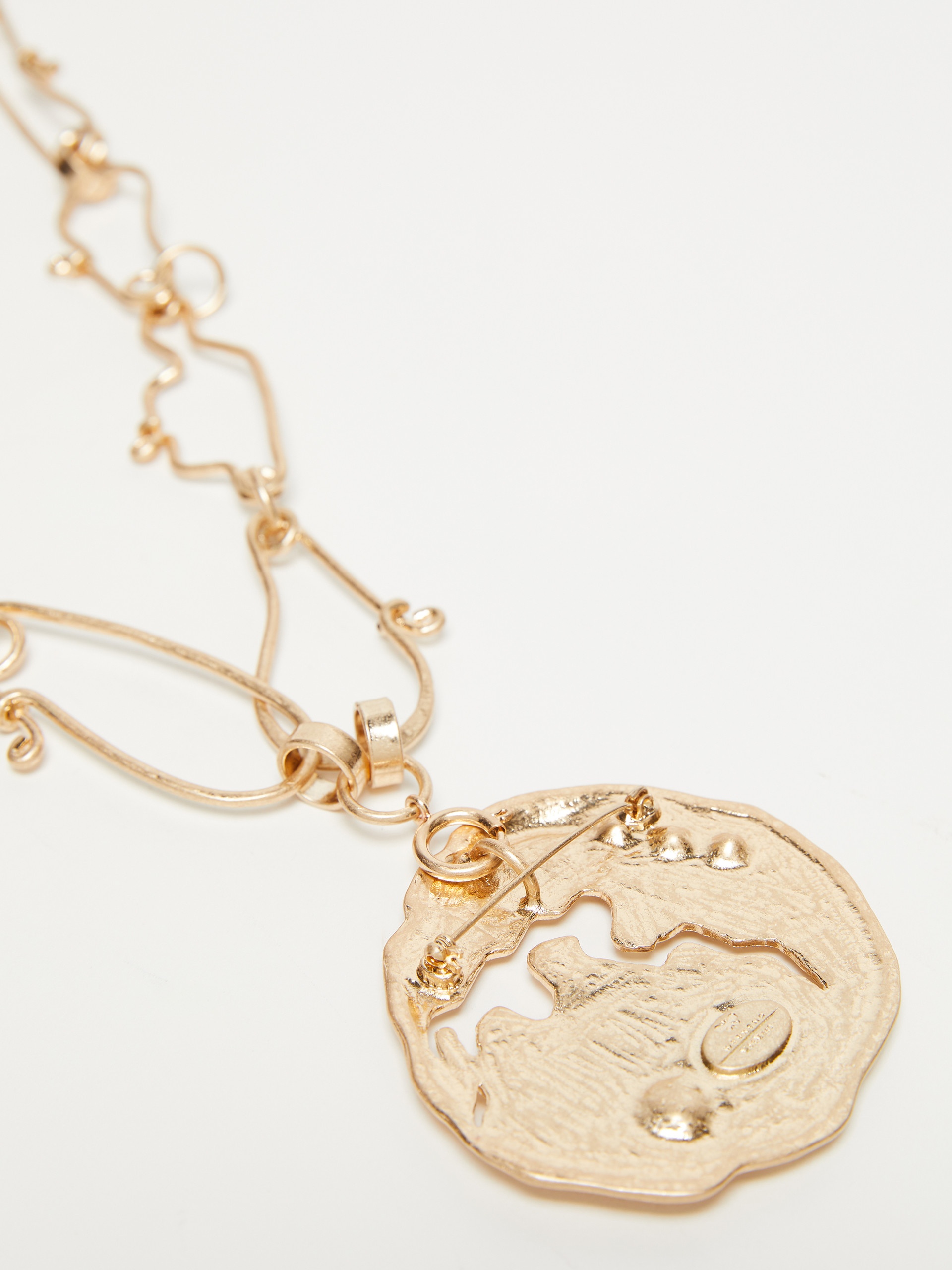 UNIONE Metal brooch necklace - 3