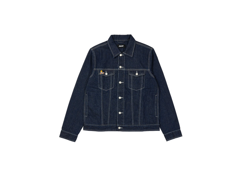 PALACE PALACE ZOMBY DENIM JACKET INDIGO outlook