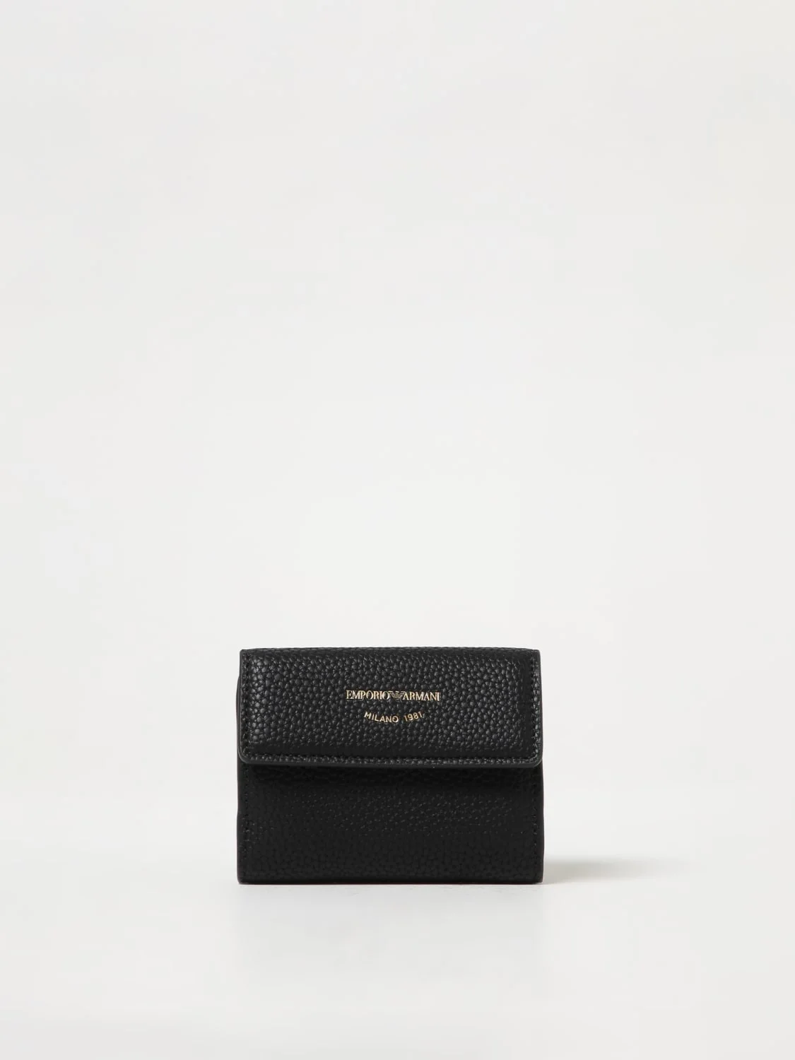 Emporio Armani wallet in grained synthetic leather - 1