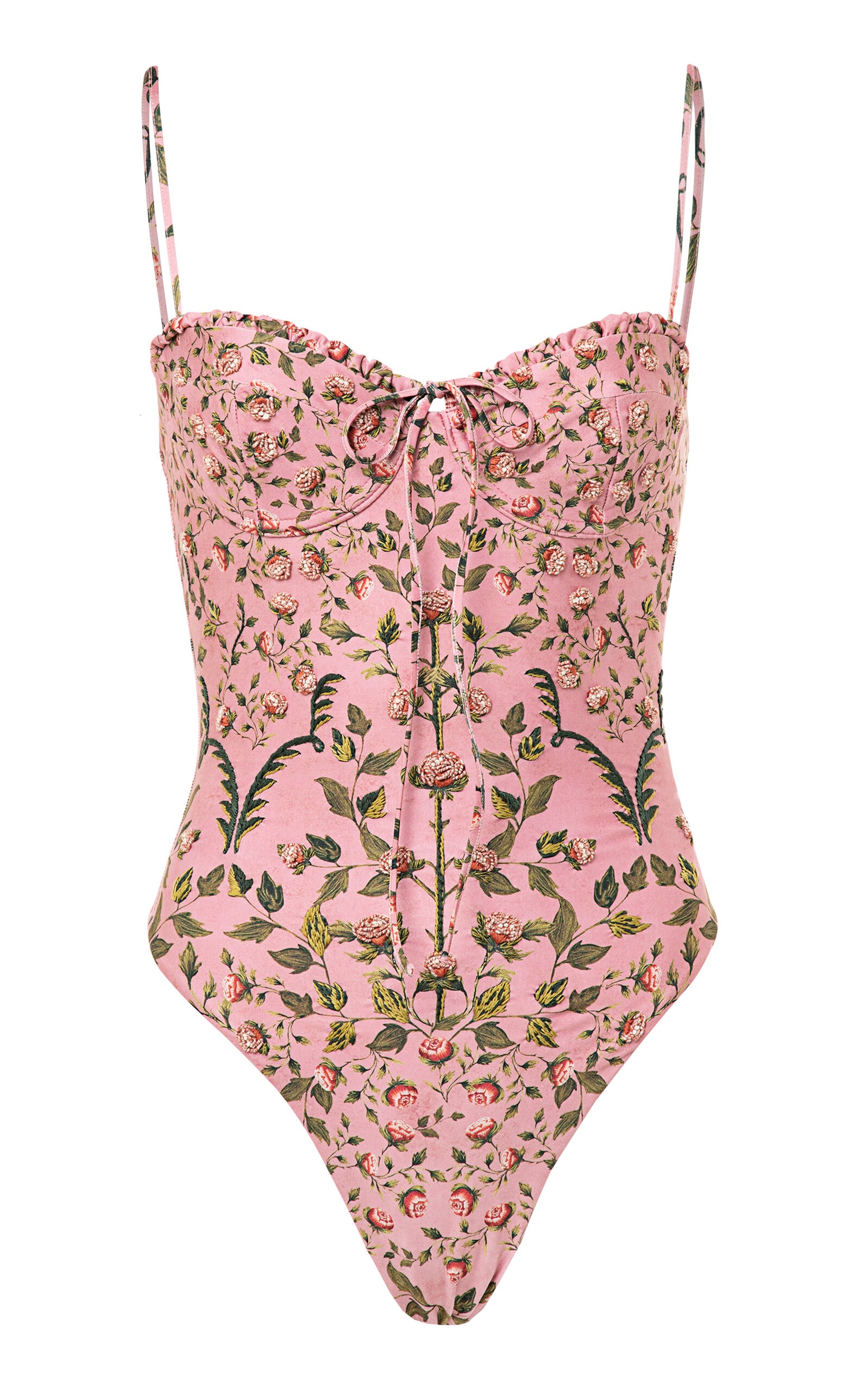 Ebano Sueño Embroidered One-Piece Swimsuit pink - 1