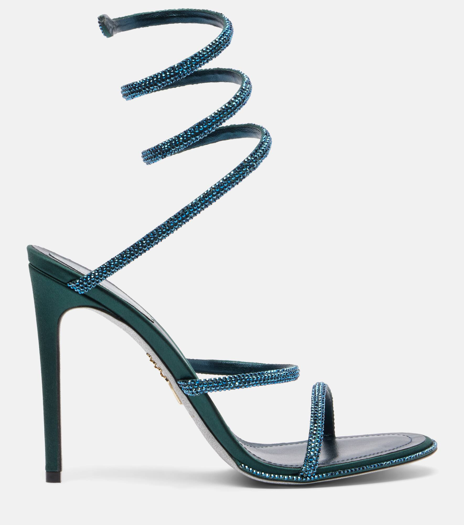 Cleo 105 embellished satin sandals - 4