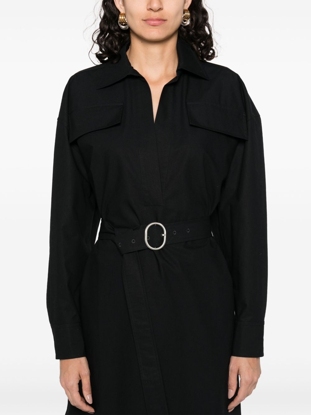 cotton midi dress - 5