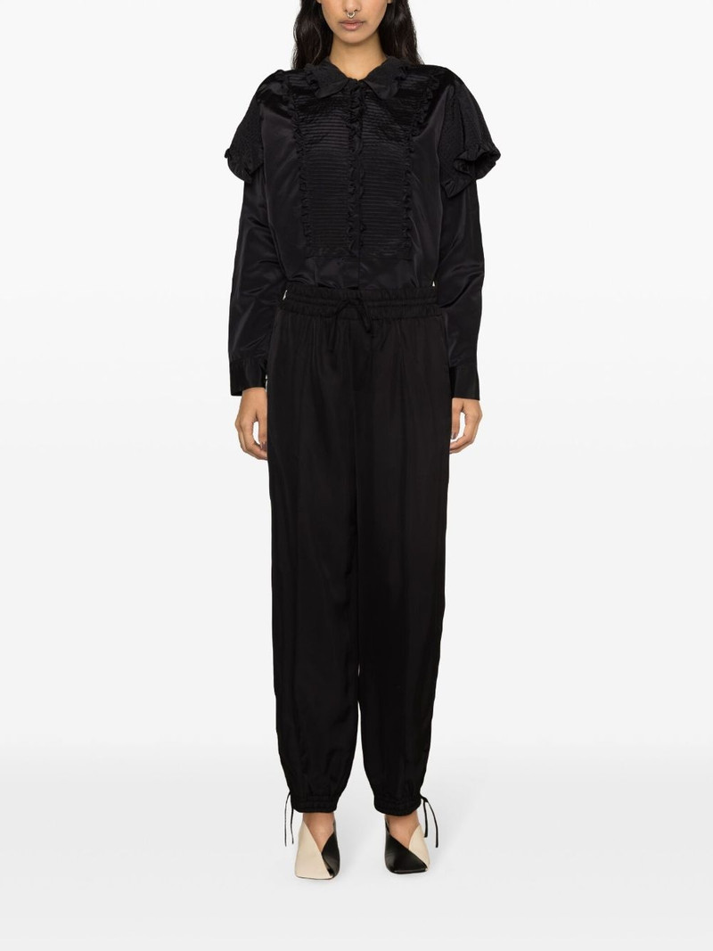 Jil Sander drawstring-waist tapered trousers outlook